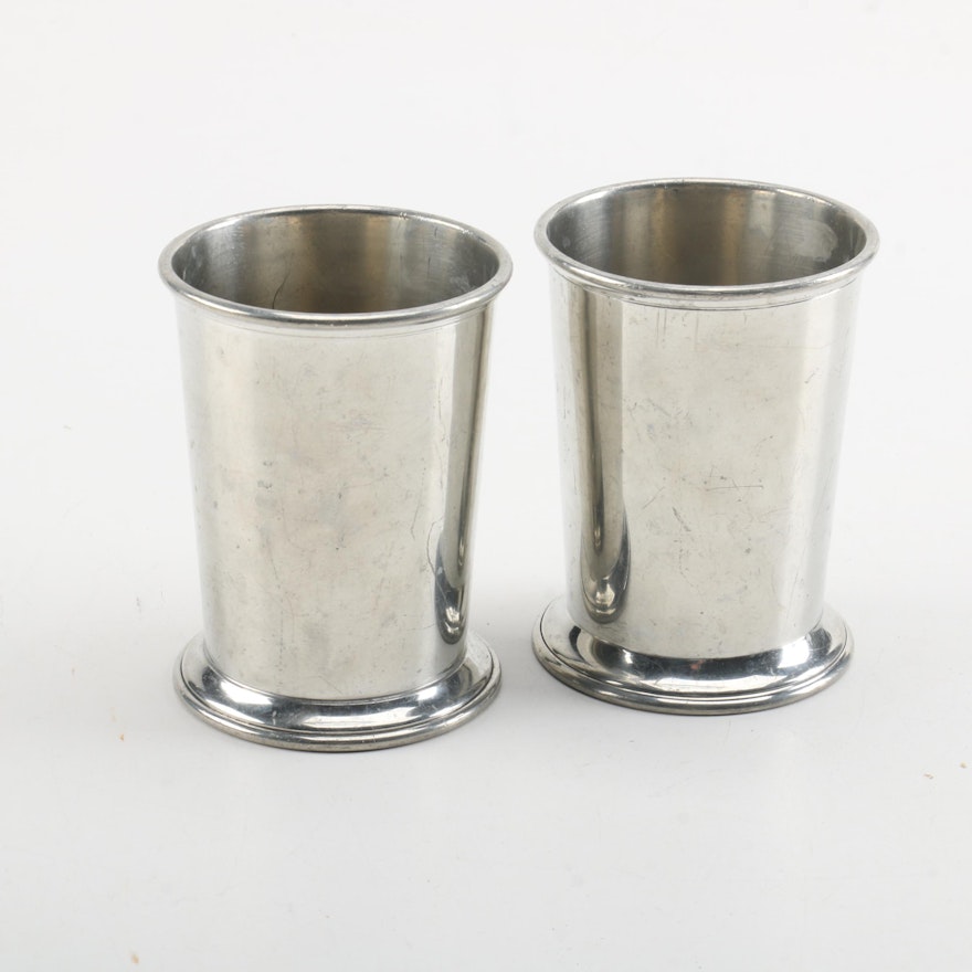 Colonial Pewter Cups