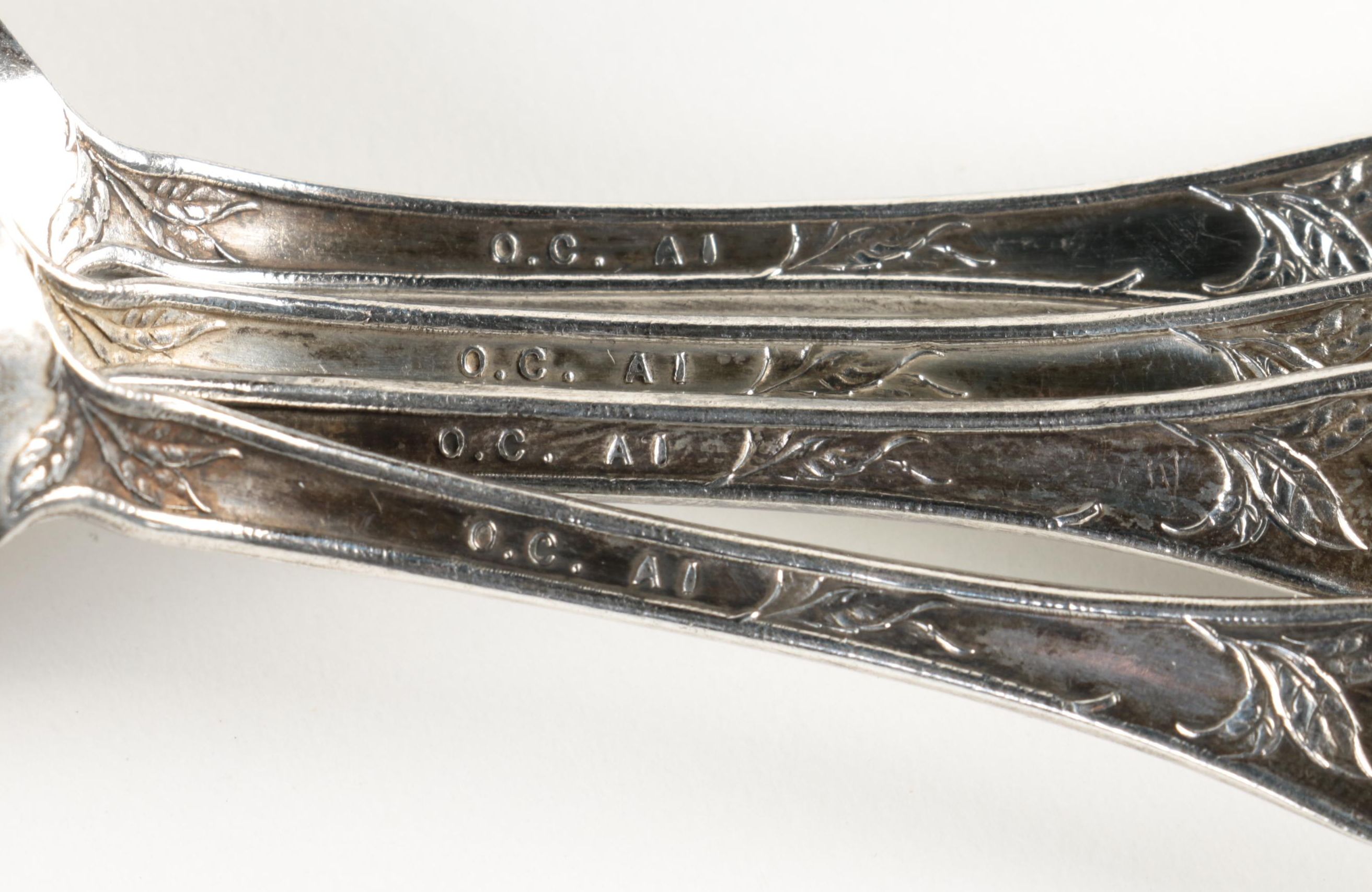 Oneida Community "Orange" Silver-Plated Teaspoons