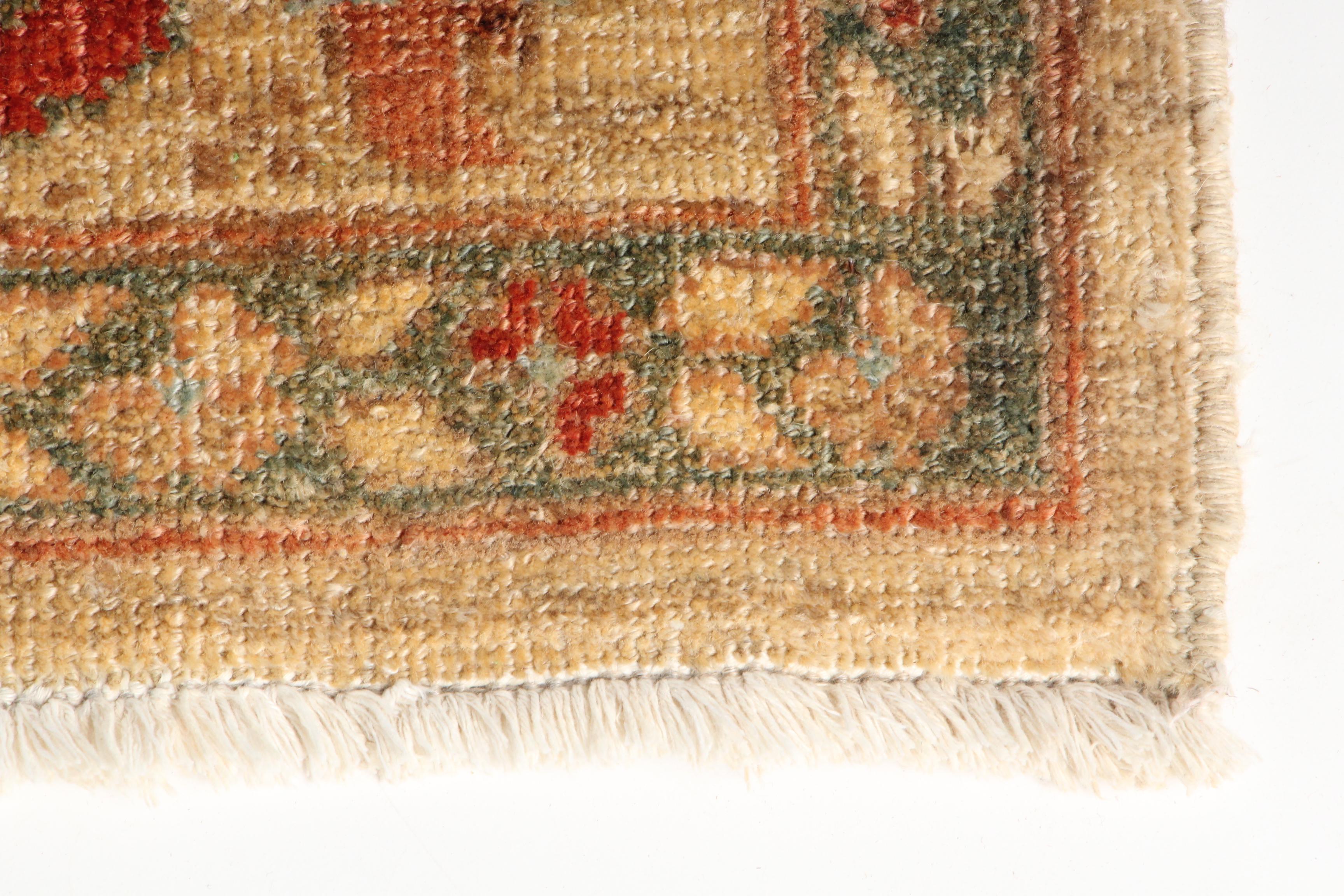 Large Hand-Knotted Indo-Bakhtiari Area Rug