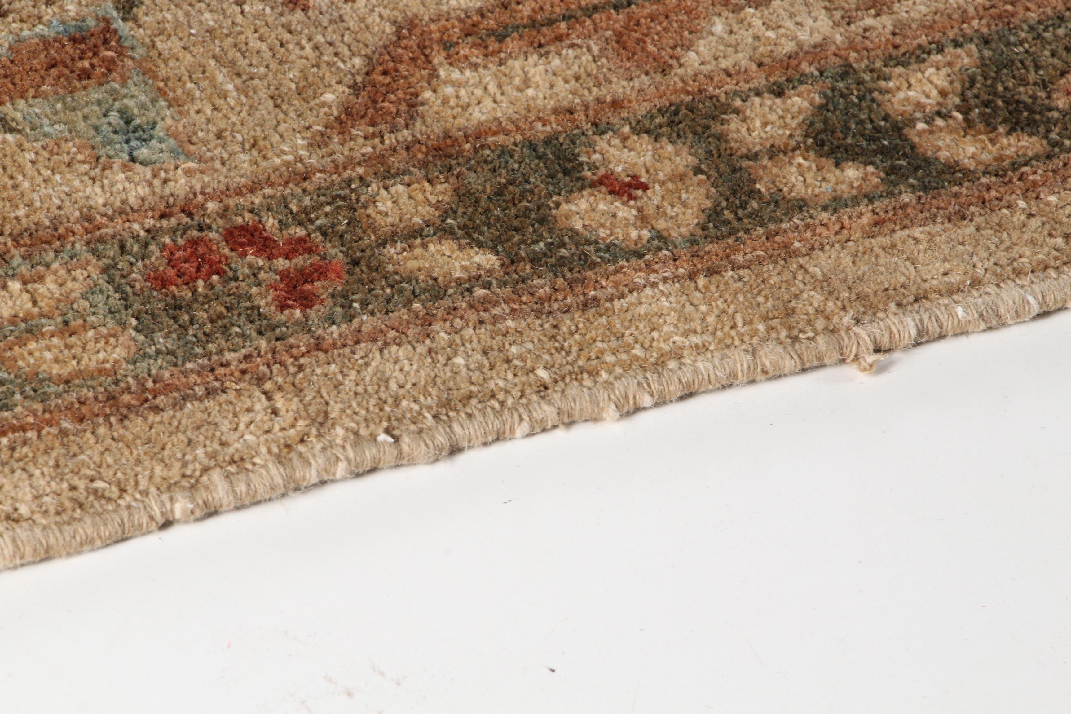 Large Hand-Knotted Indo-Bakhtiari Area Rug