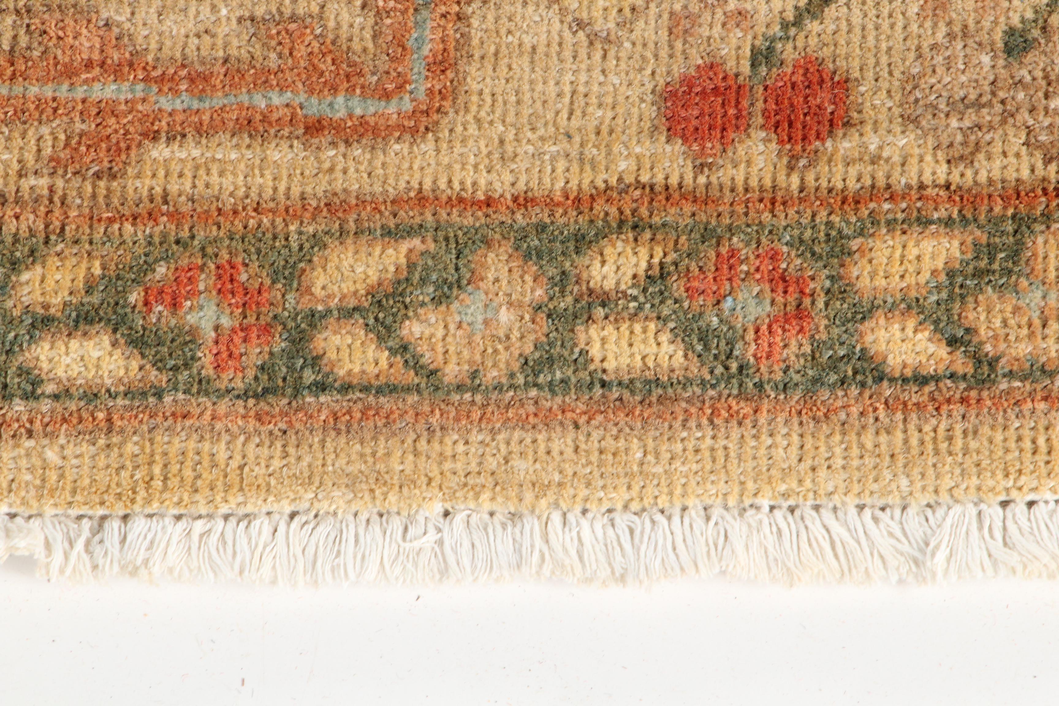 Large Hand-Knotted Indo-Bakhtiari Area Rug