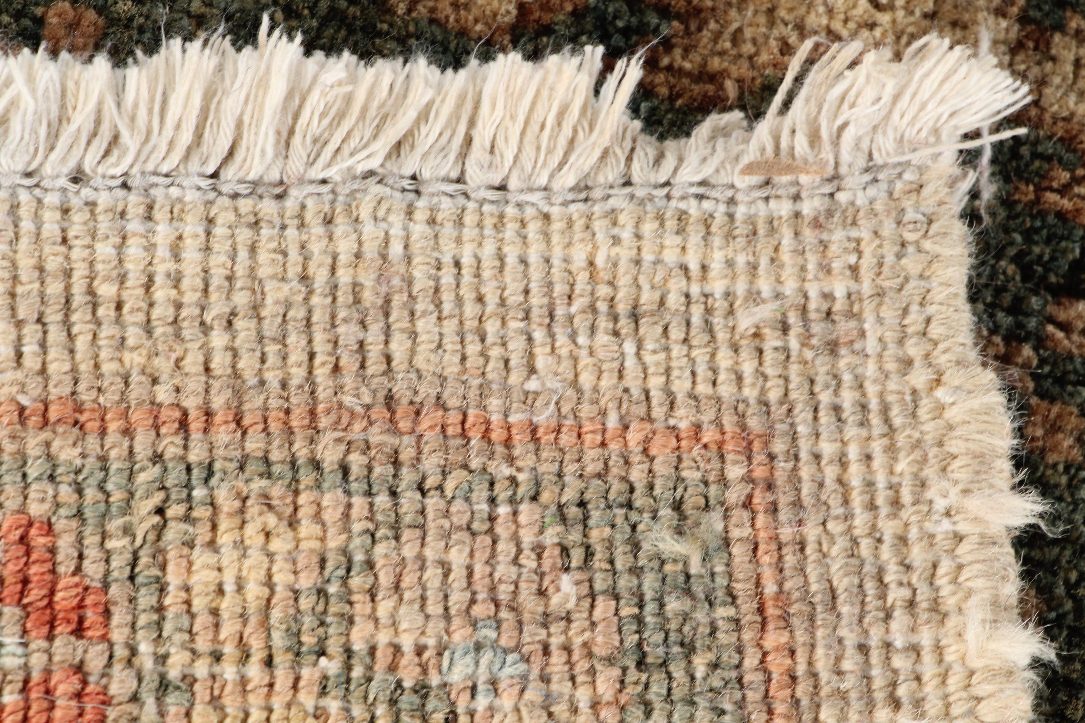 Large Hand-Knotted Indo-Bakhtiari Area Rug