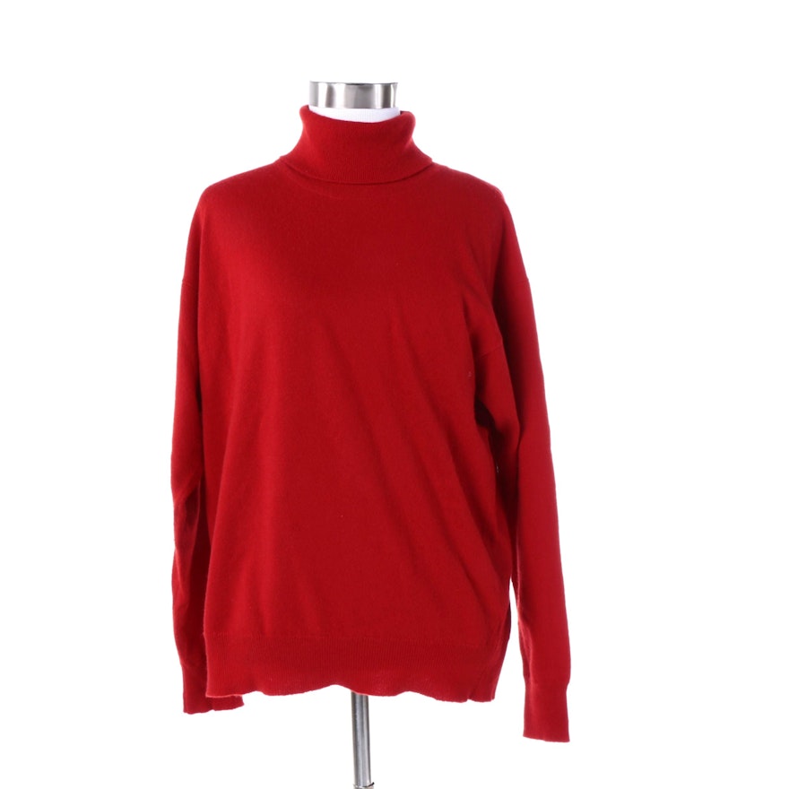Women's Red Cashmere Sweater