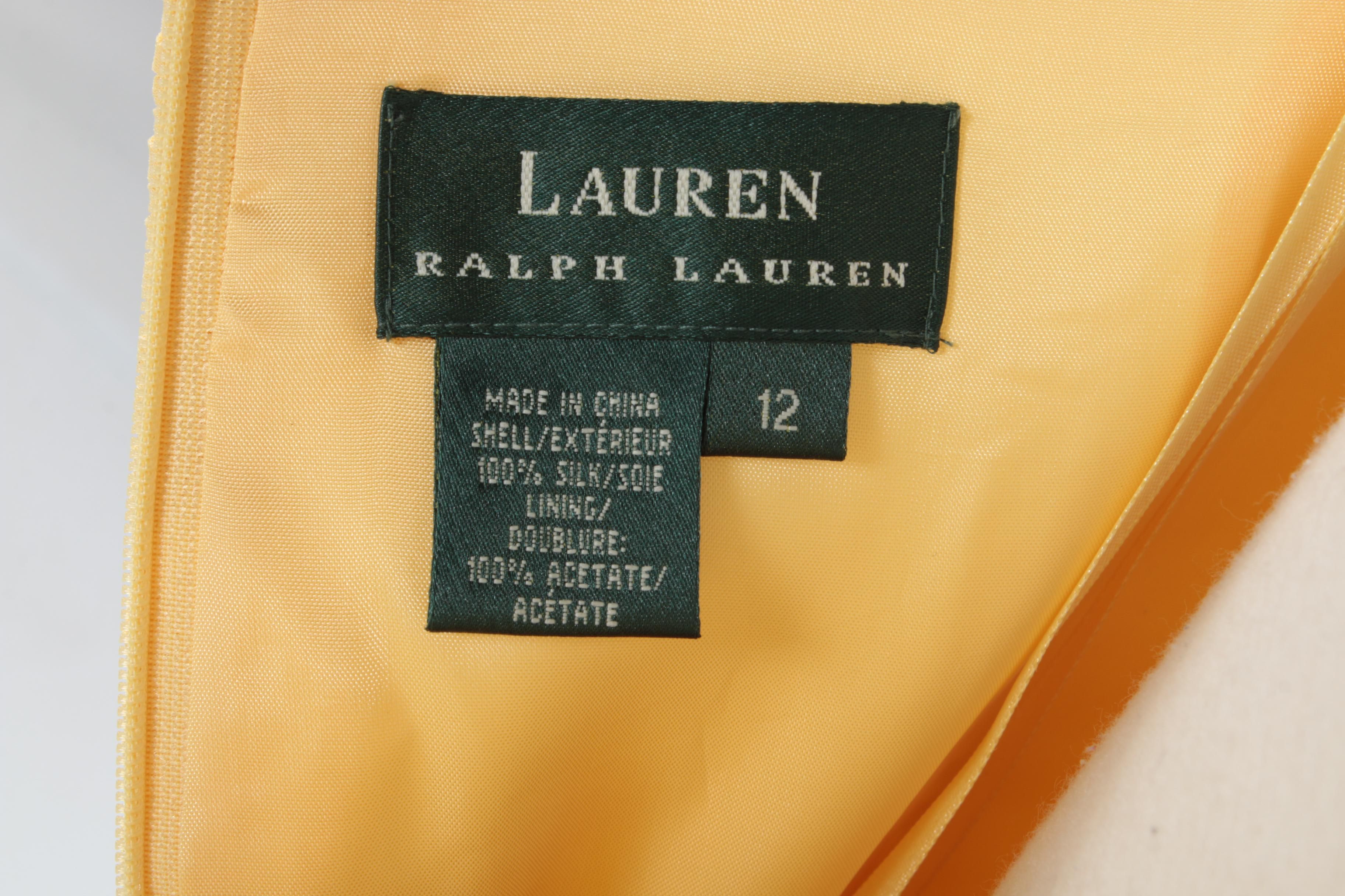 Ralph Lauren Silk Dress