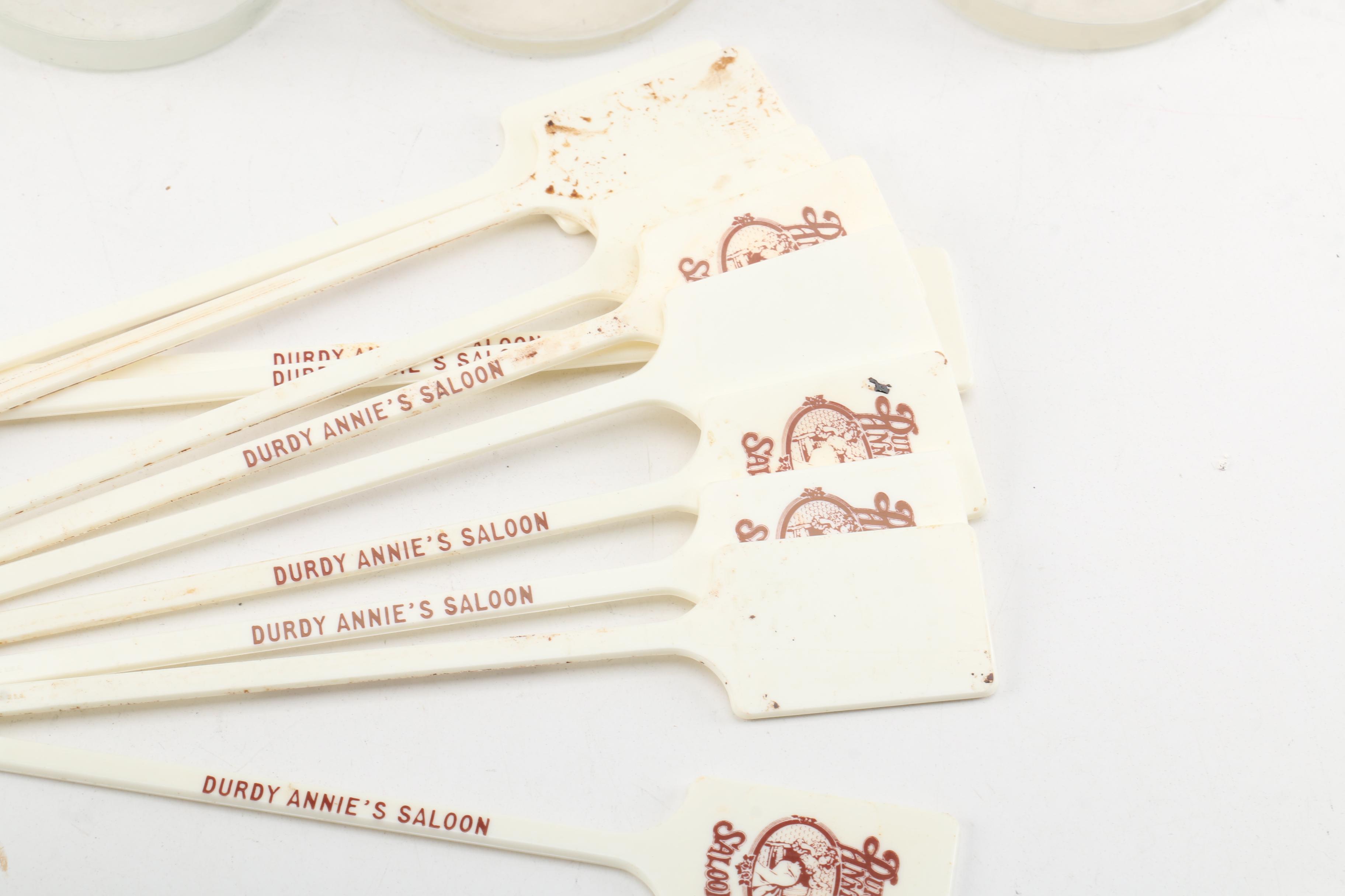 Collection of Barware from Durdy Annie's Saloon