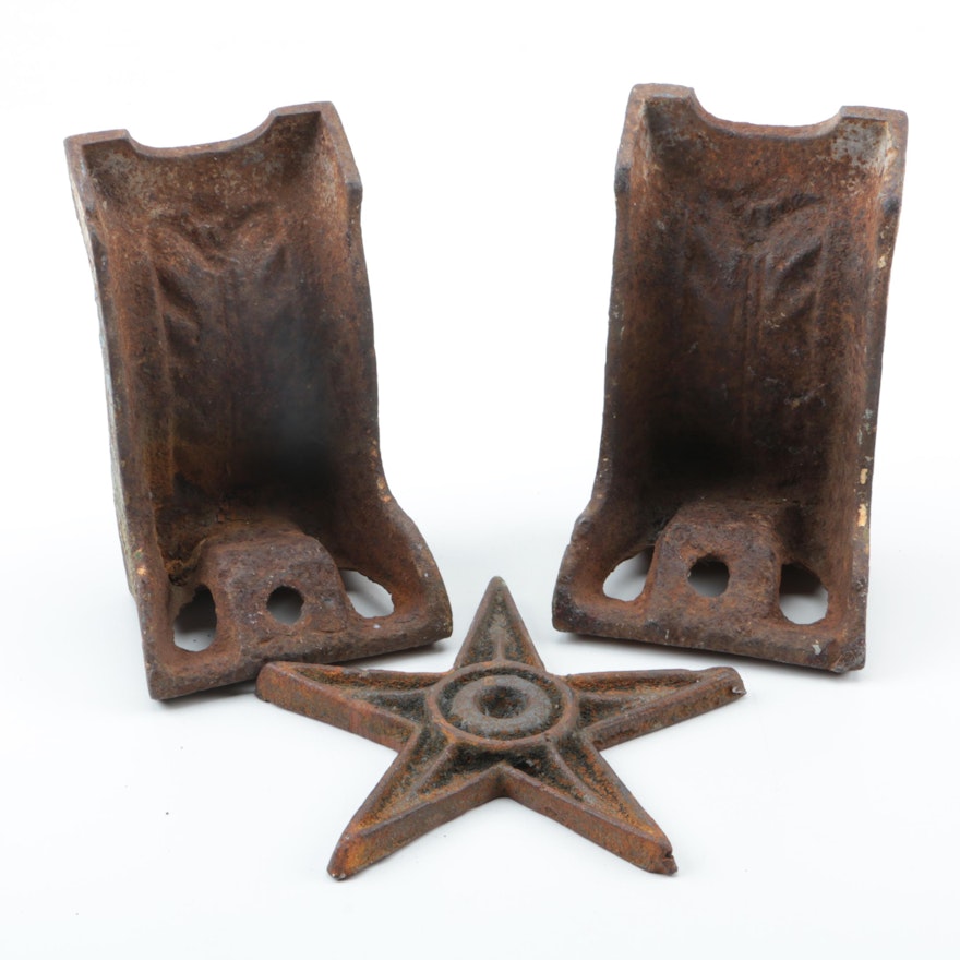 Cast Iron Anchor Plate and Corbels
