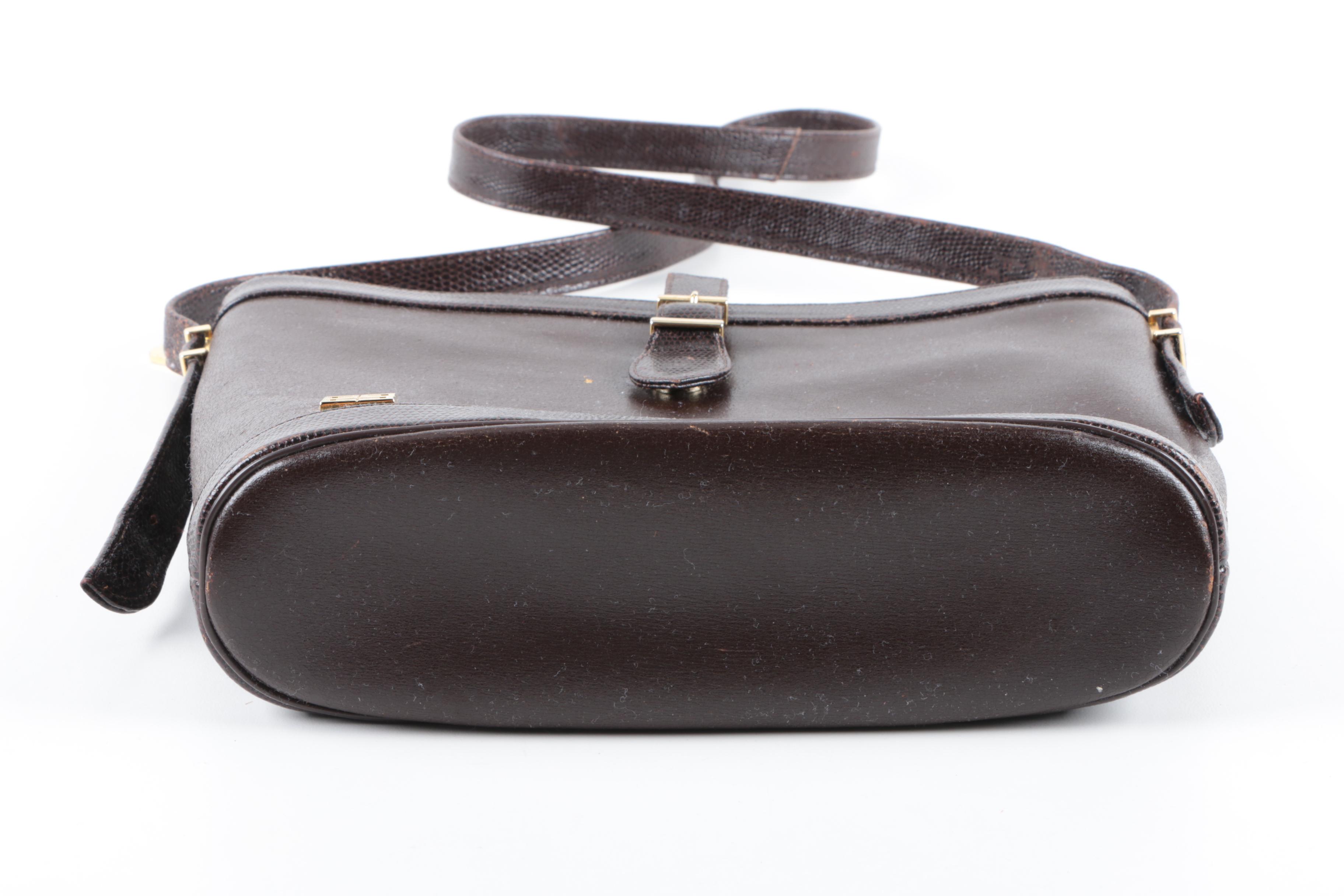 Vintage Brown Leather Givenchy Bucket Bag