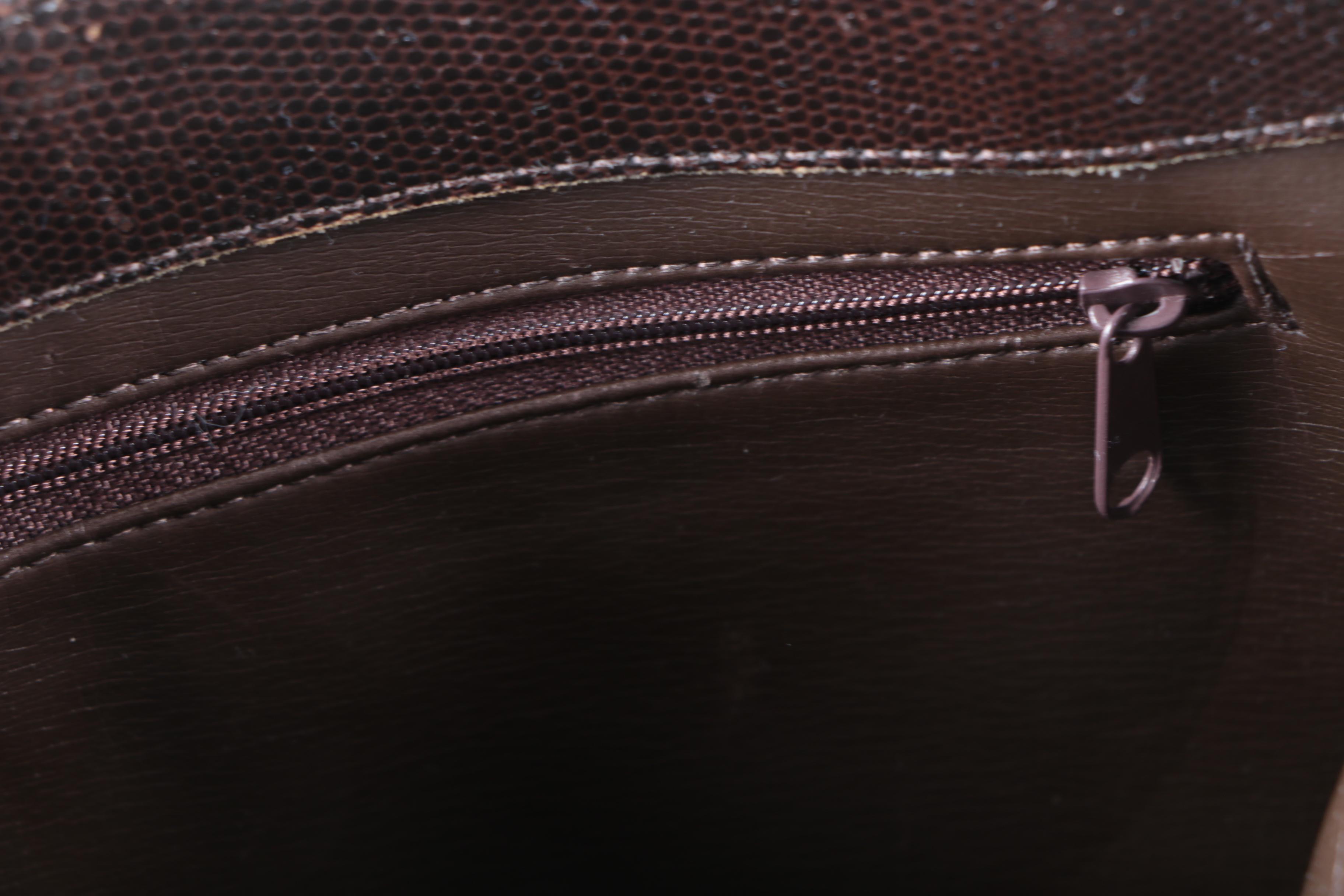 Vintage Brown Leather Givenchy Bucket Bag