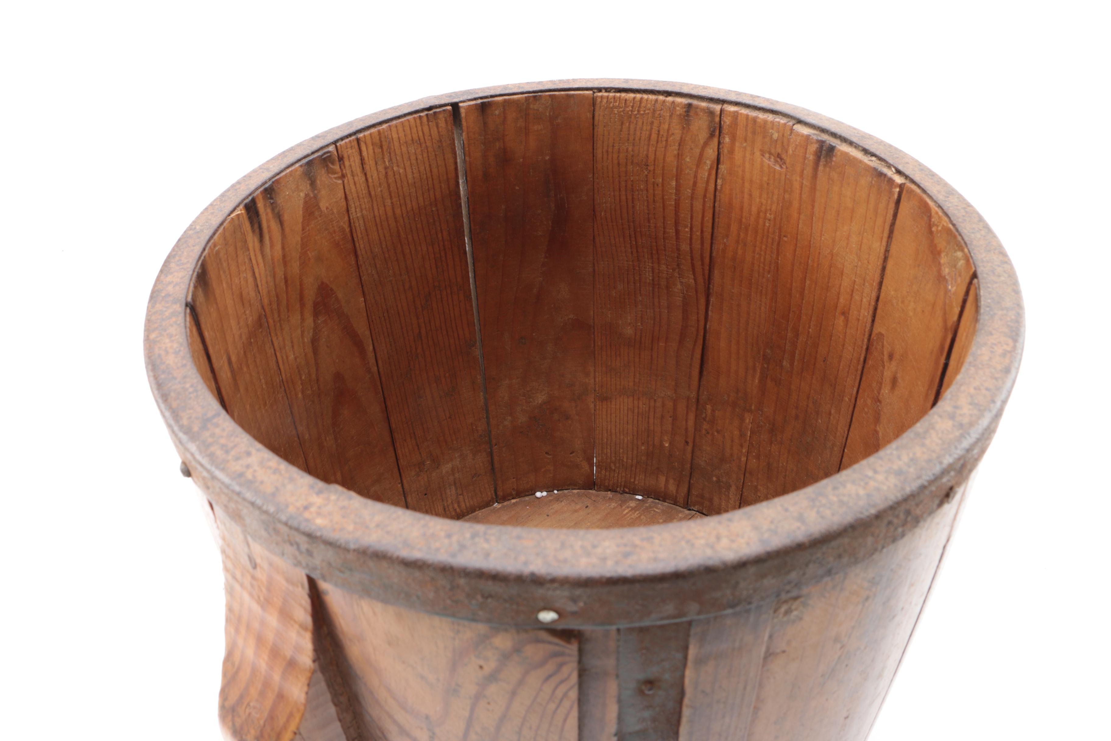 Japanese Wooden Rice Buckets