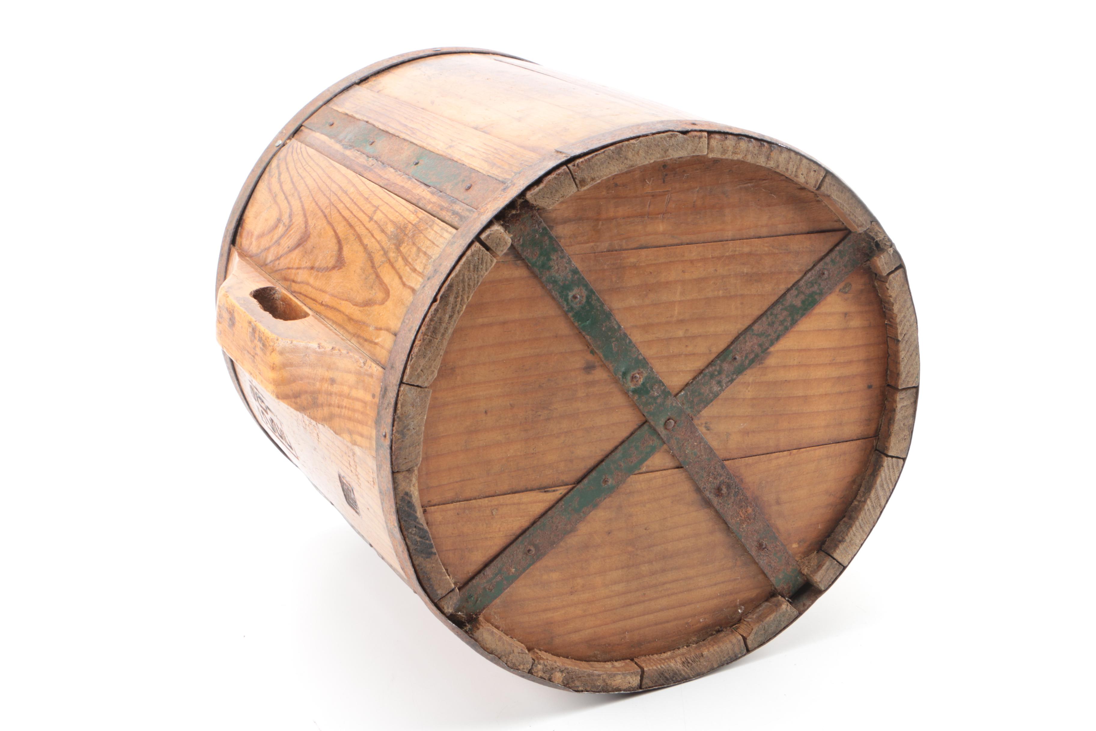 Japanese Wooden Rice Buckets