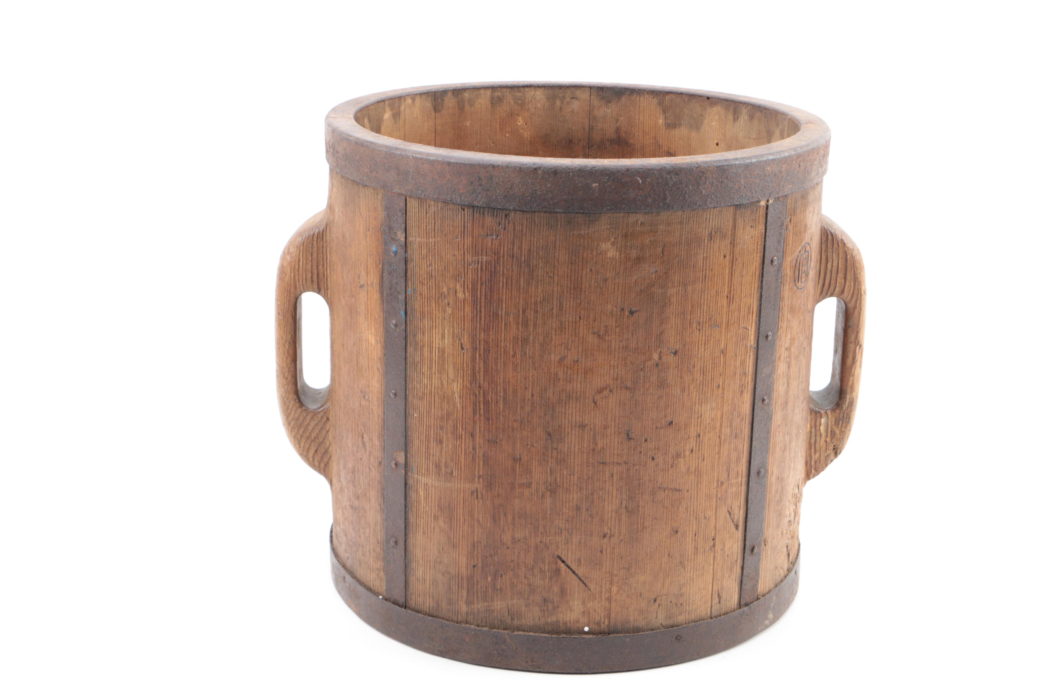 Japanese Wooden Rice Buckets