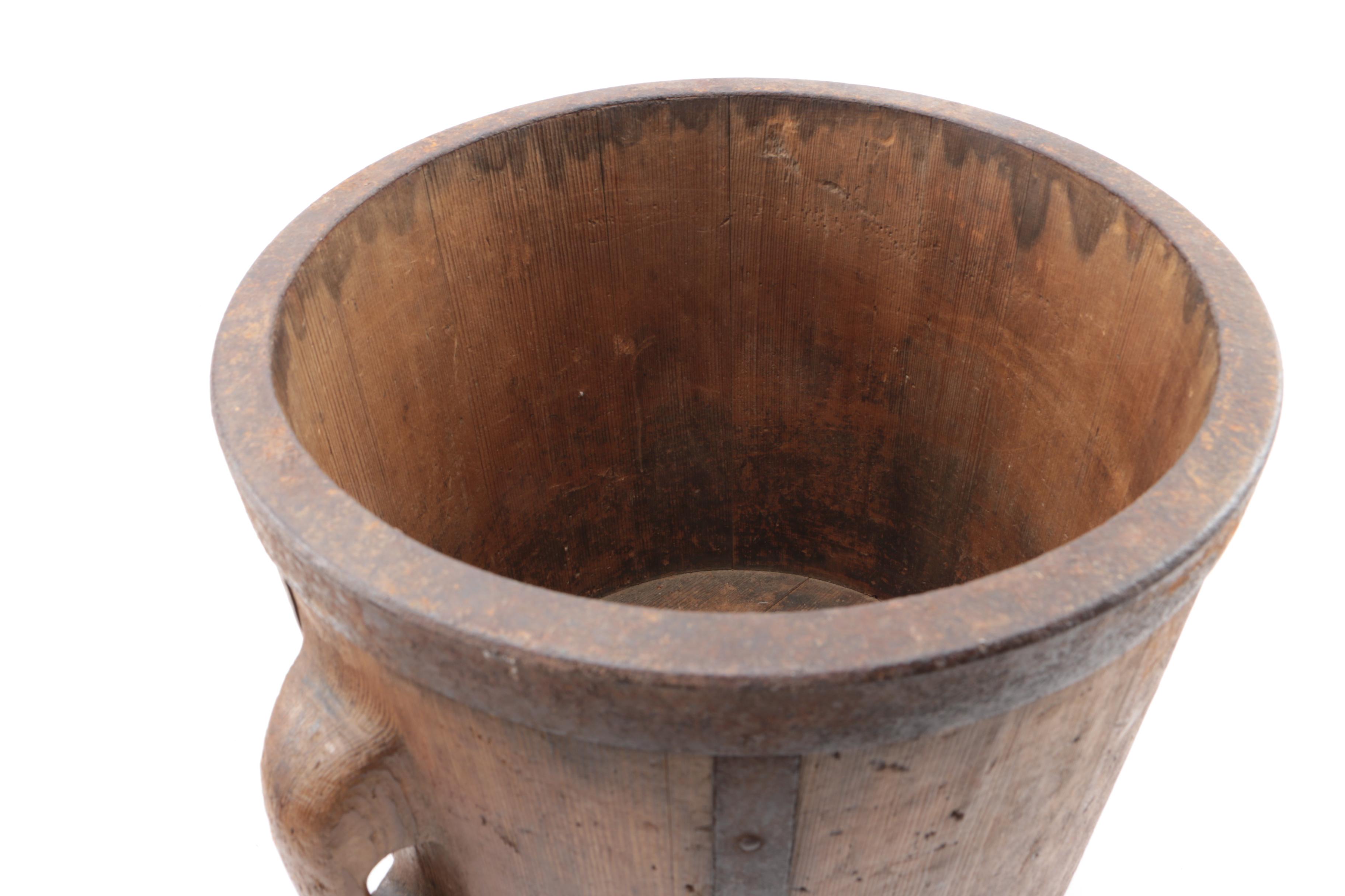 Japanese Wooden Rice Buckets
