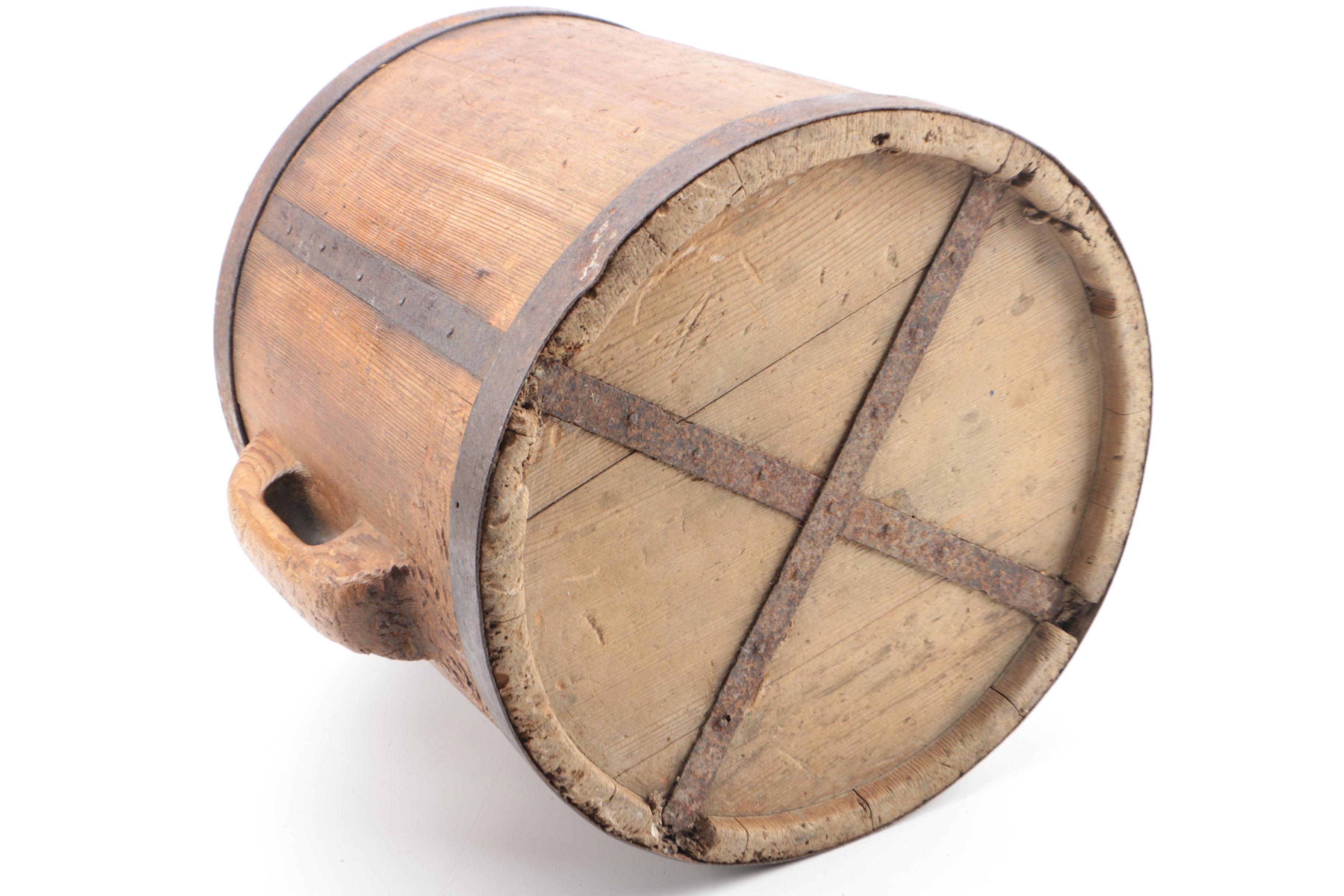 Japanese Wooden Rice Buckets