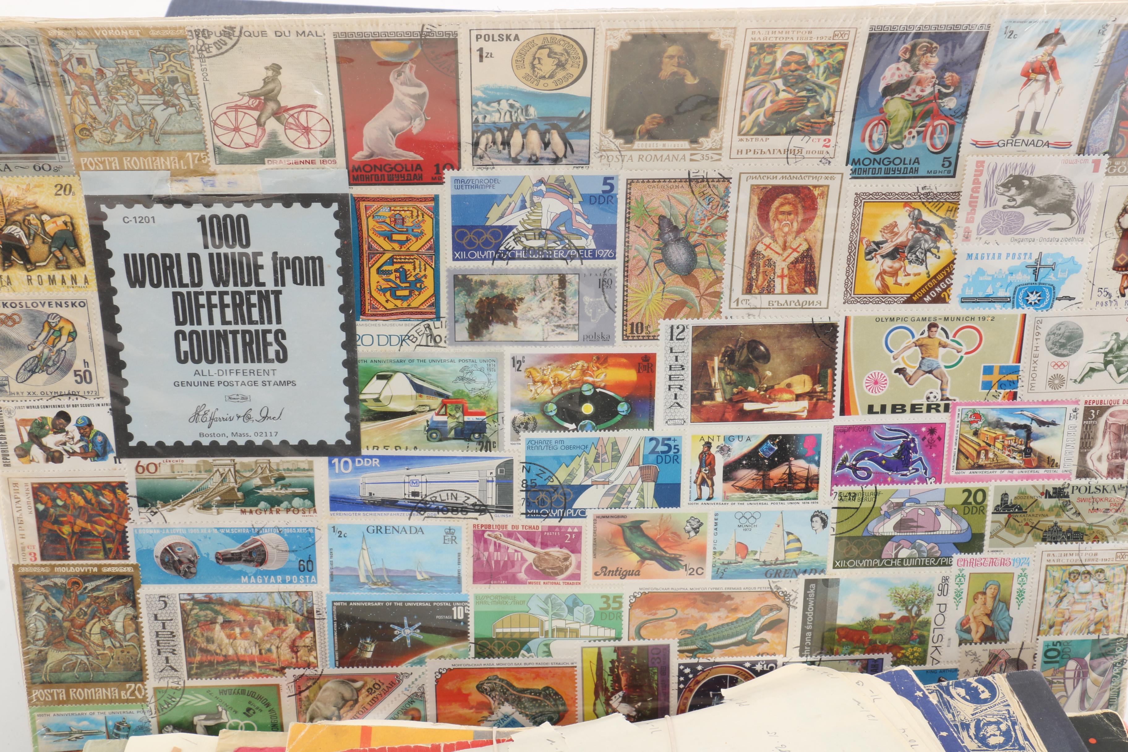 Postage Stamps and Postage Stamp Albums