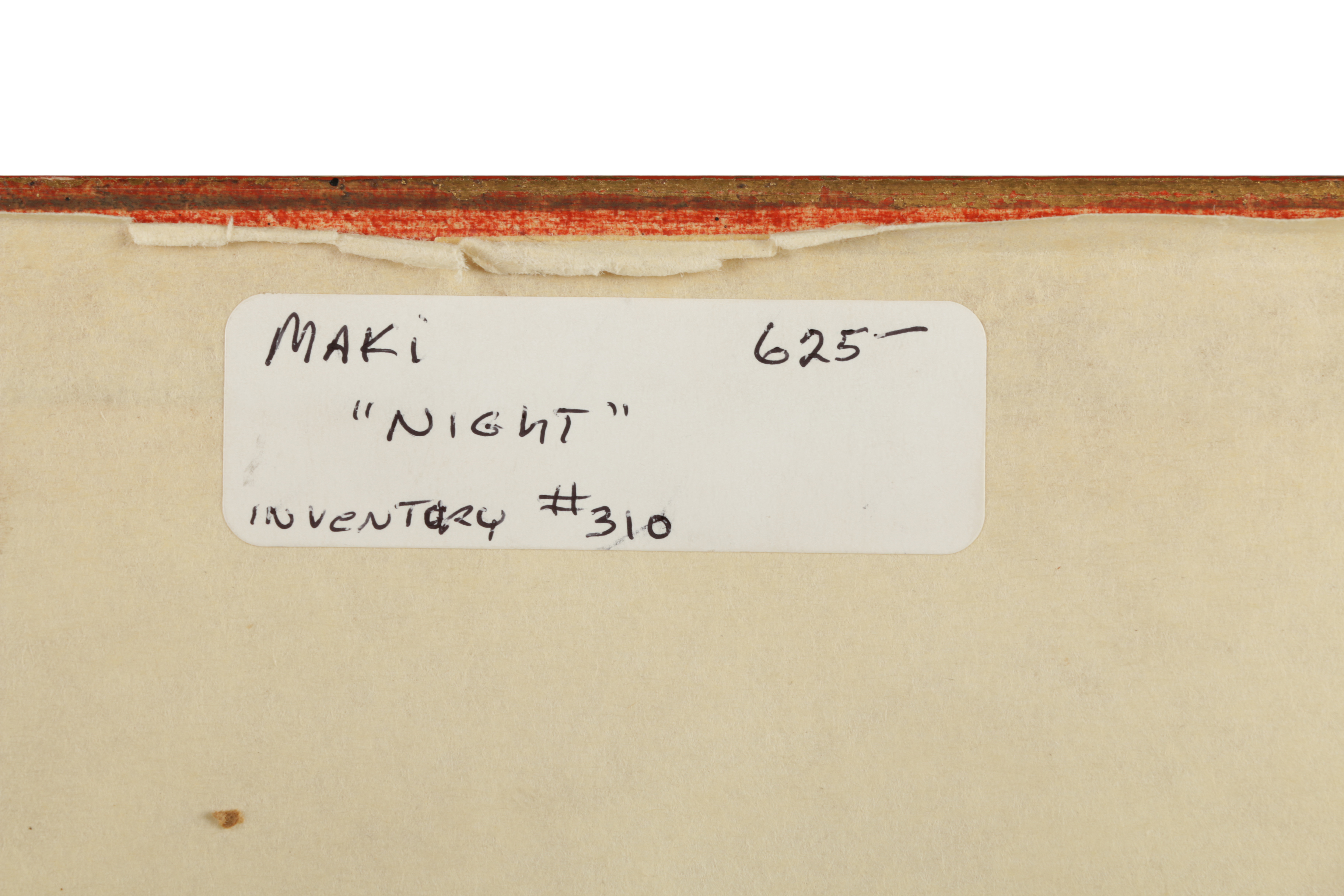 Haku Maki Woodcut Print "81-35 (Persimmon)"