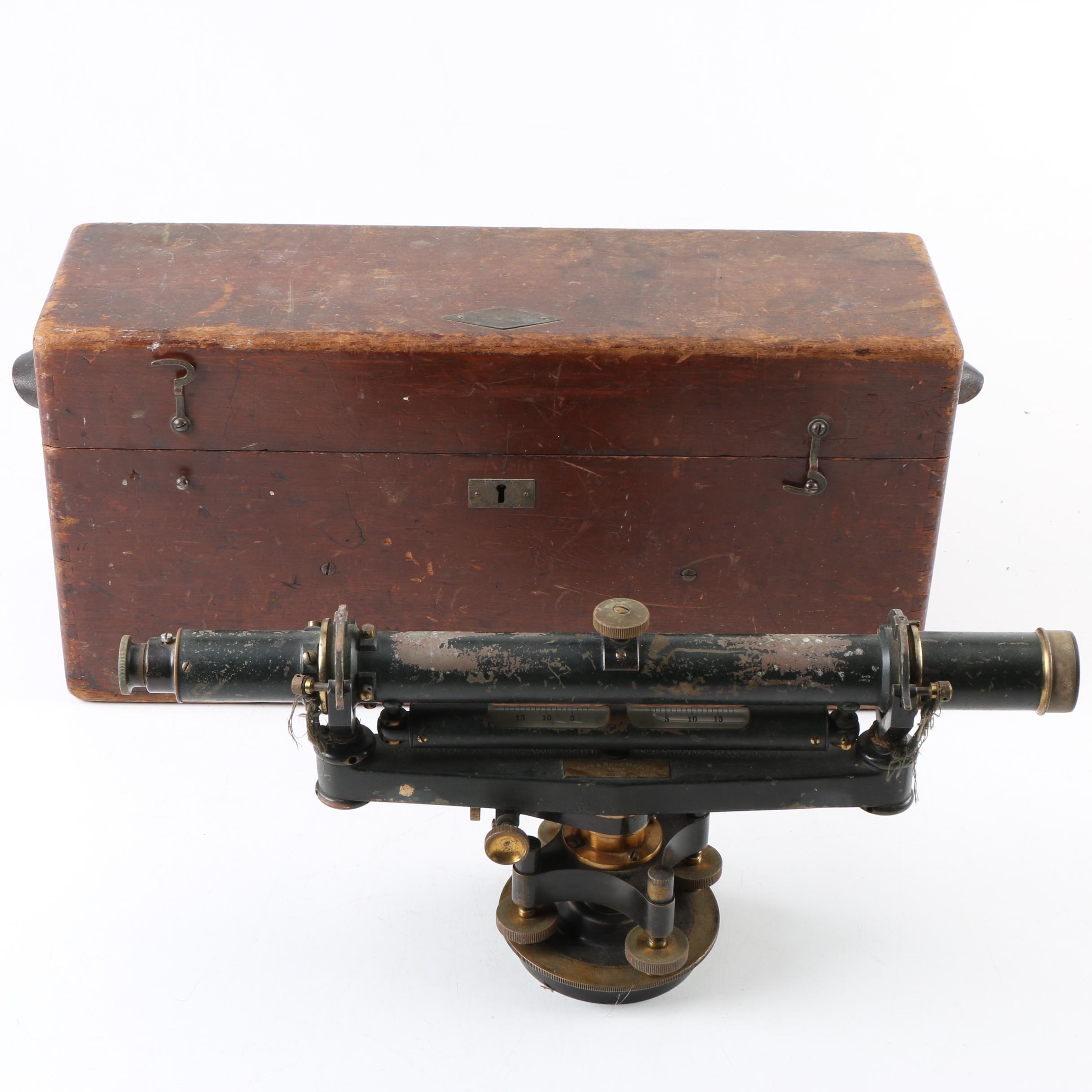 Antique Buff & Buff Manufacturing Company Surveyor Transit Instrument