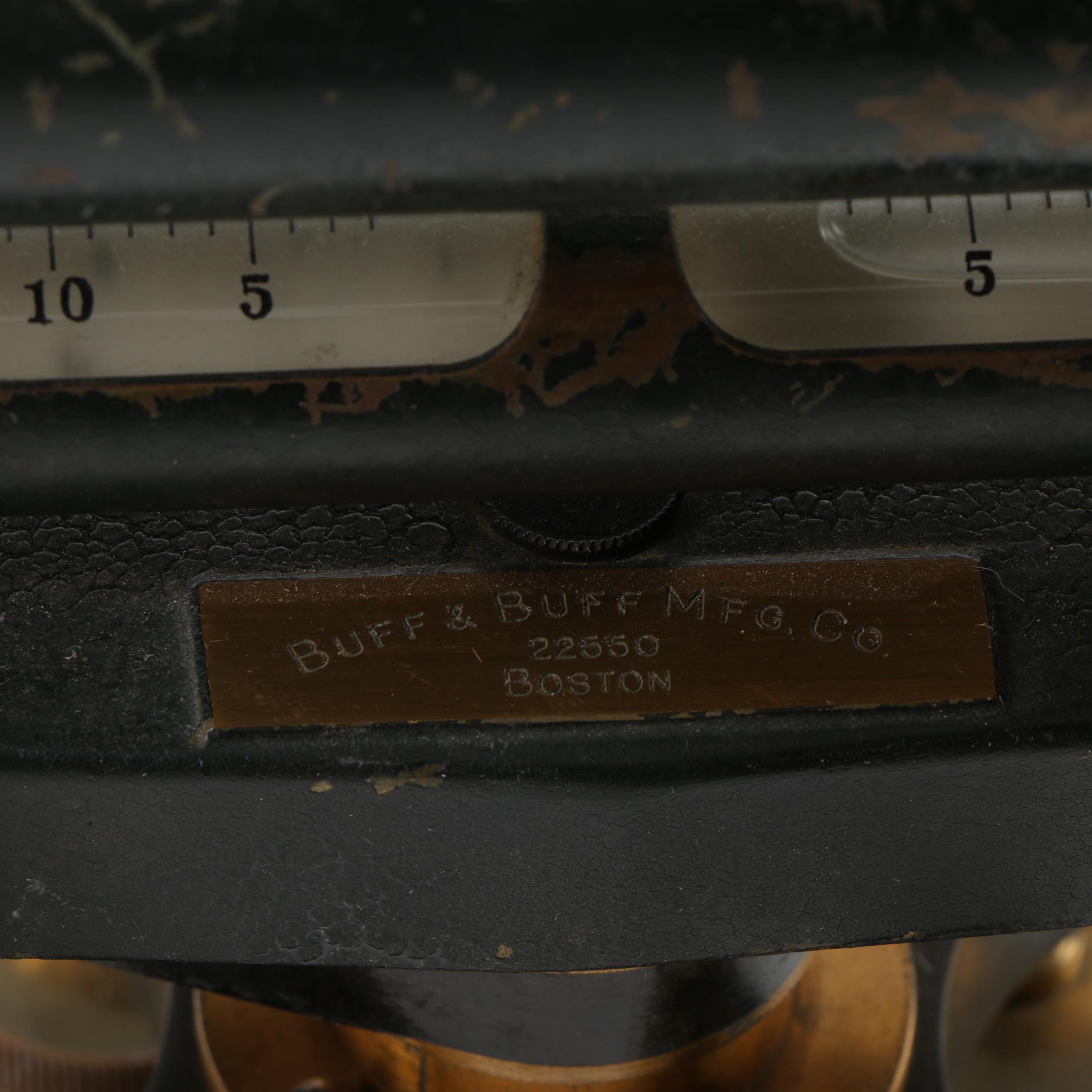 Antique Buff & Buff Manufacturing Company Surveyor Transit Instrument