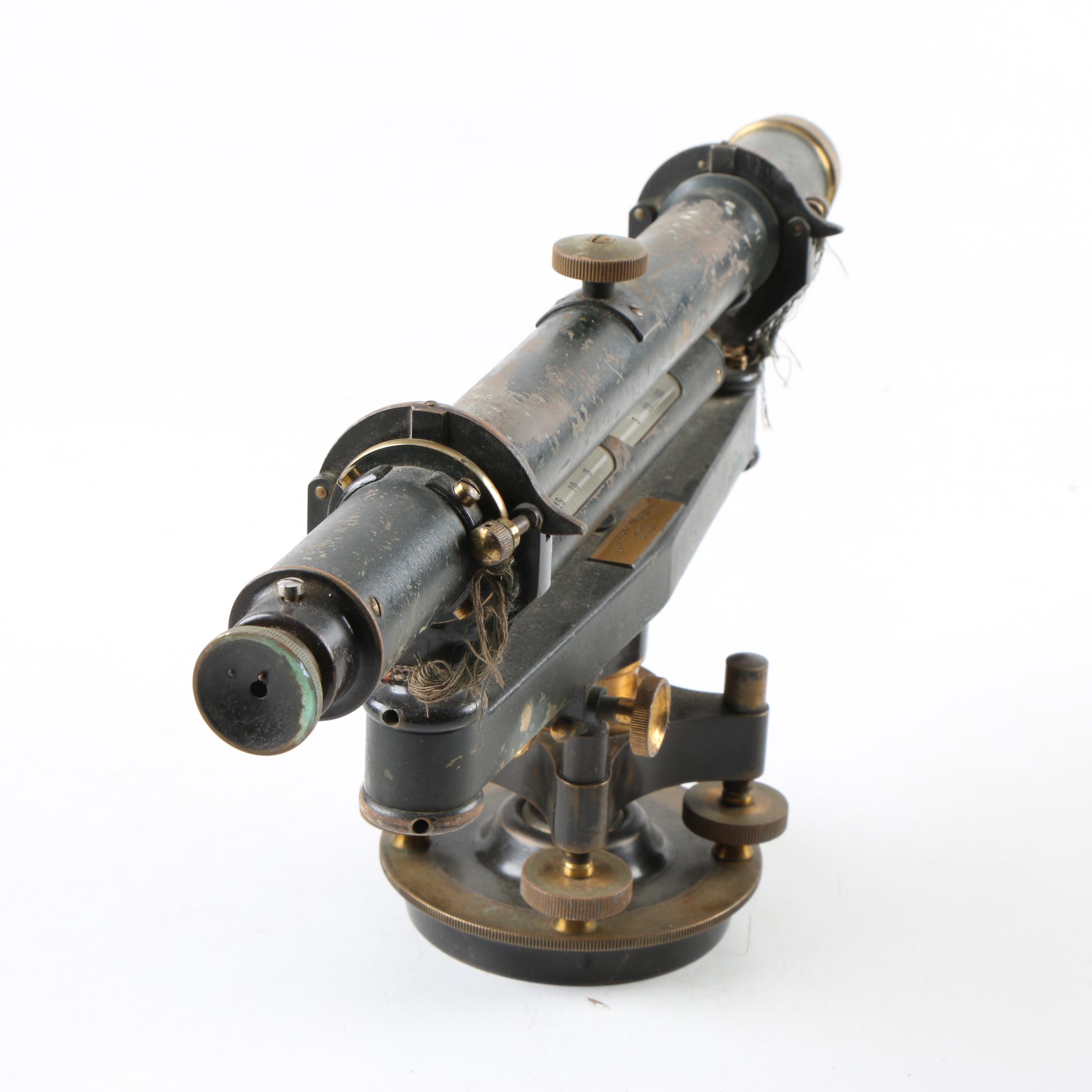 Antique Buff & Buff Manufacturing Company Surveyor Transit Instrument
