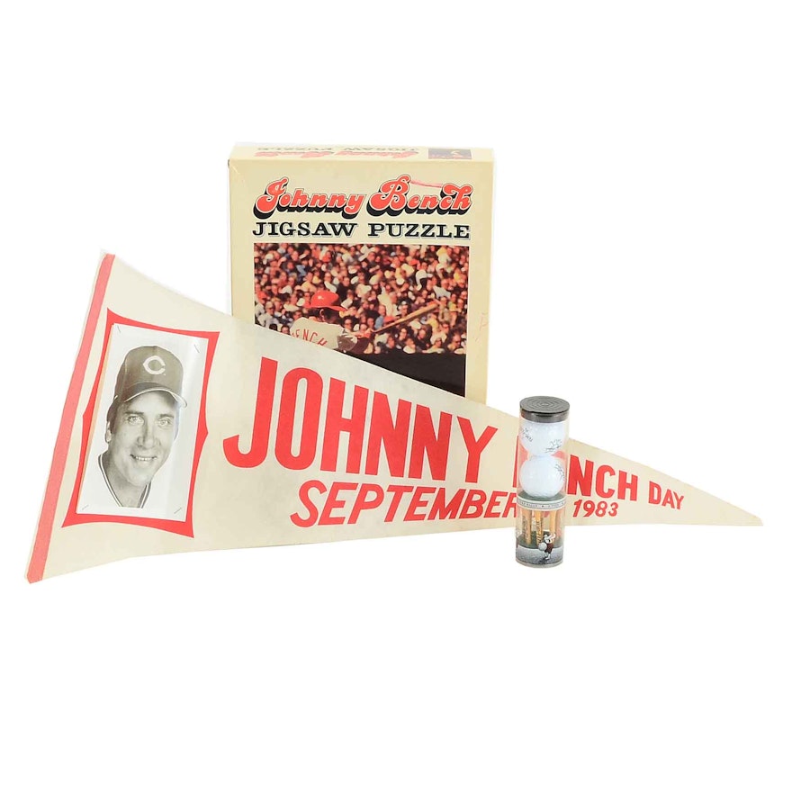 Johnny Bench Souvenir Baseball Collectibles