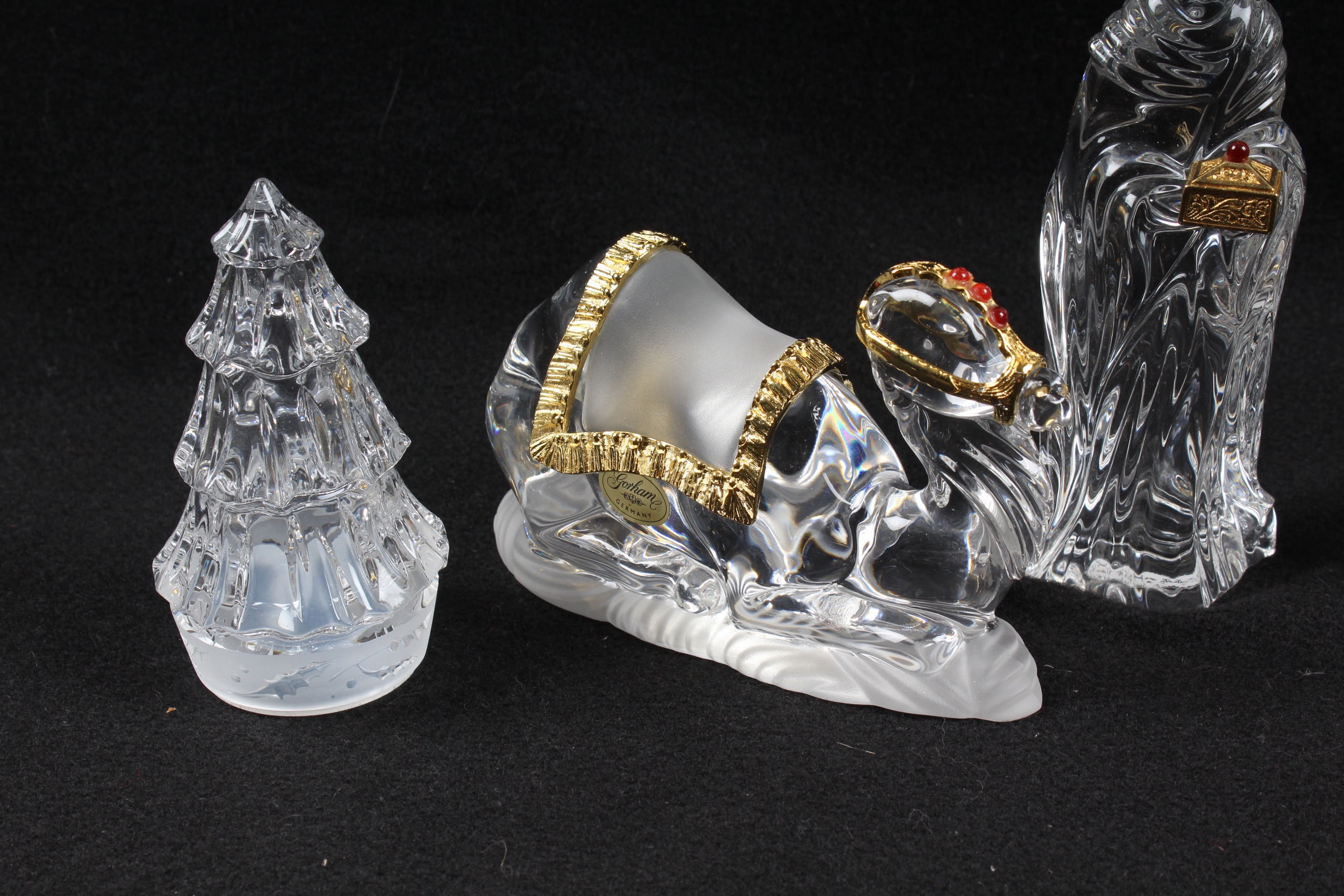 Gorham Crystal Holiday Decoration