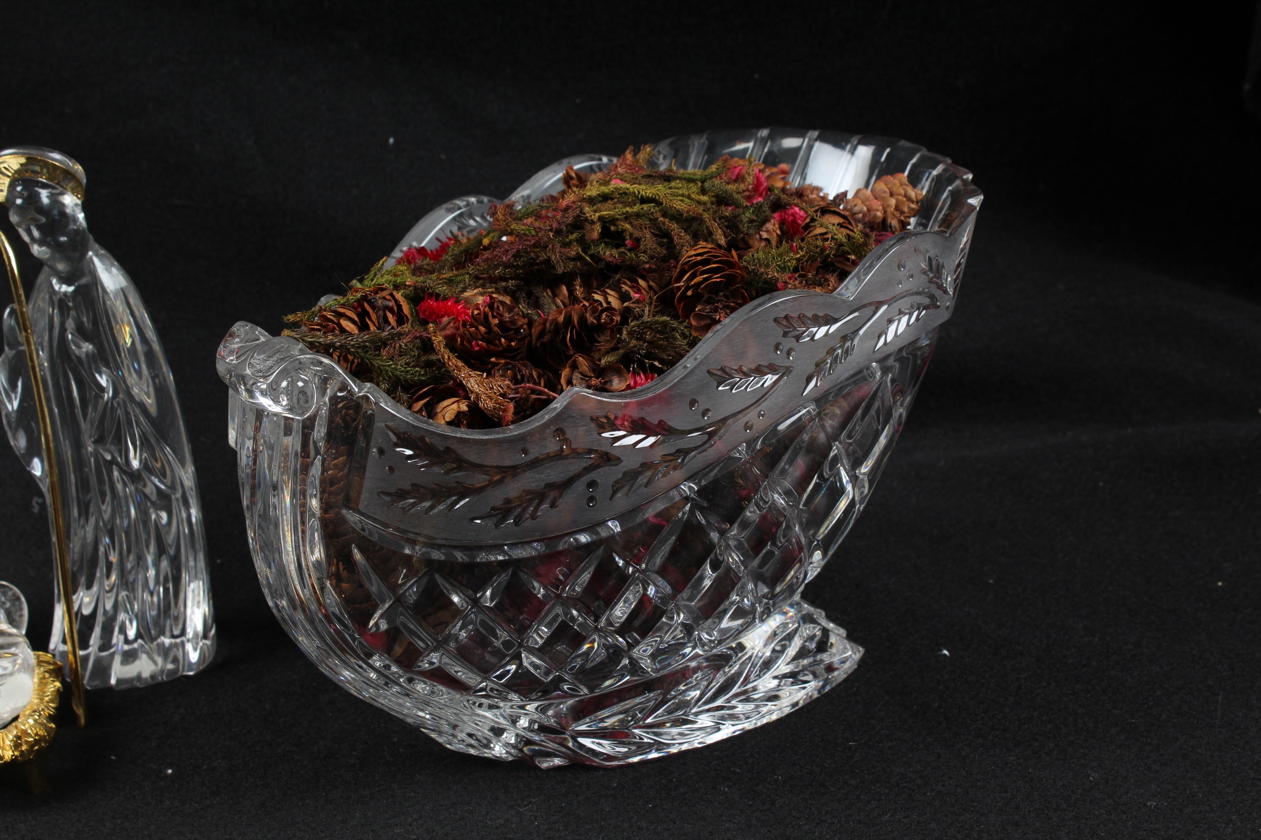 Gorham Crystal Holiday Decoration