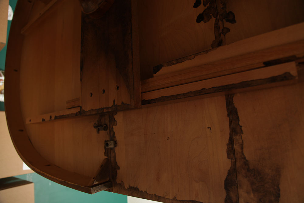 Vintage Dining Table with Chairs by Nichols and Stone