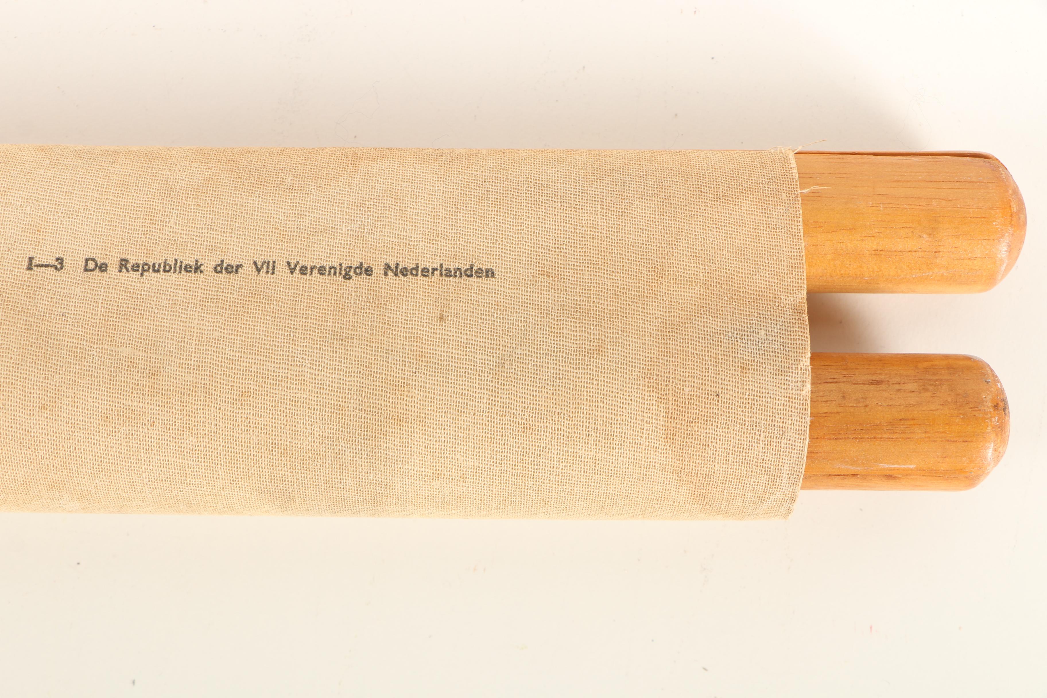 Dutch Language School Roll-Down Map of the Netherlands