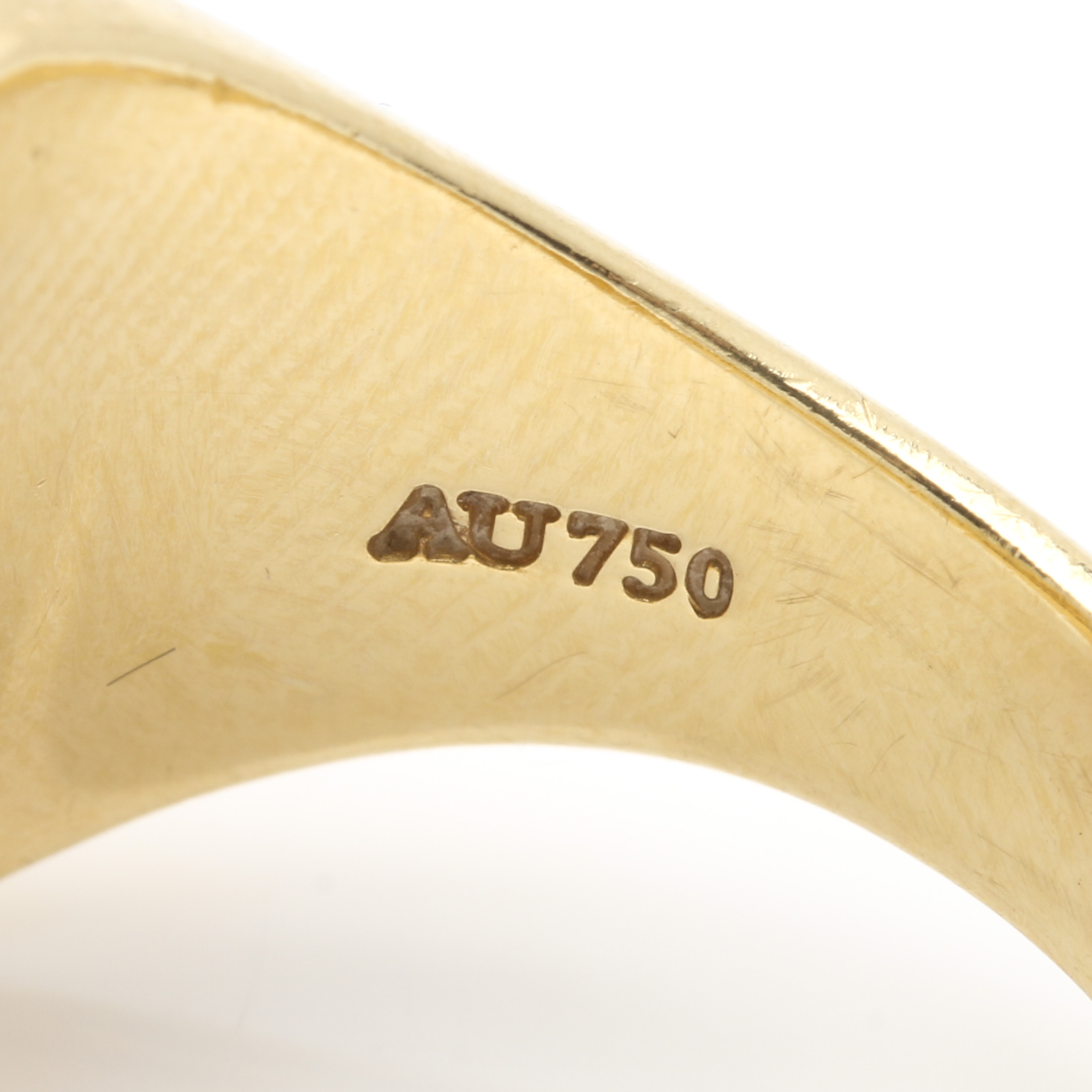 Tiffany & Co. 18K Yellow Gold Customized Signet Ring