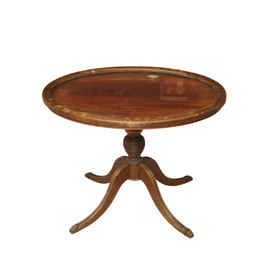 Vintage Mahogany Accent Table by Elite Tables