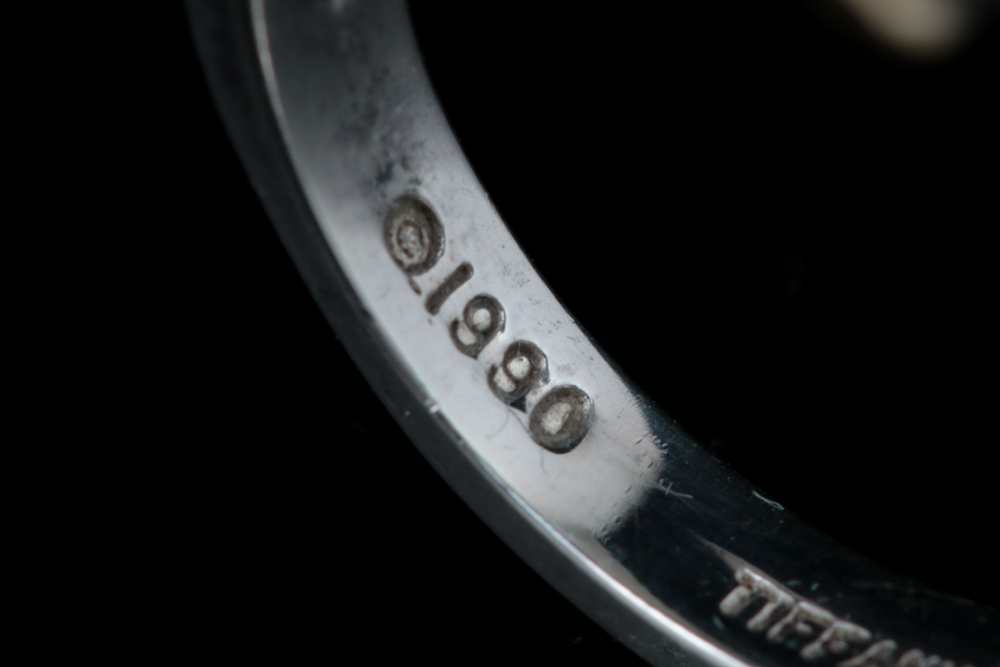 Tiffany & Co. Sterling Silver Signature X Ring with 18K Yellow Gold Accents