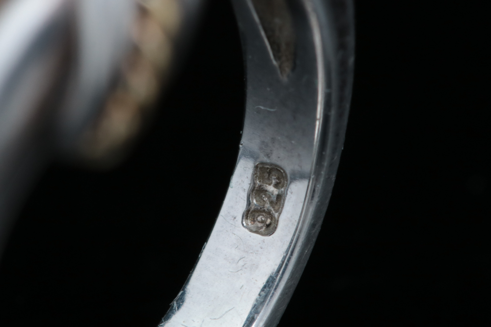 Tiffany & Co. Sterling Silver Signature X Ring with 18K Yellow Gold Accents