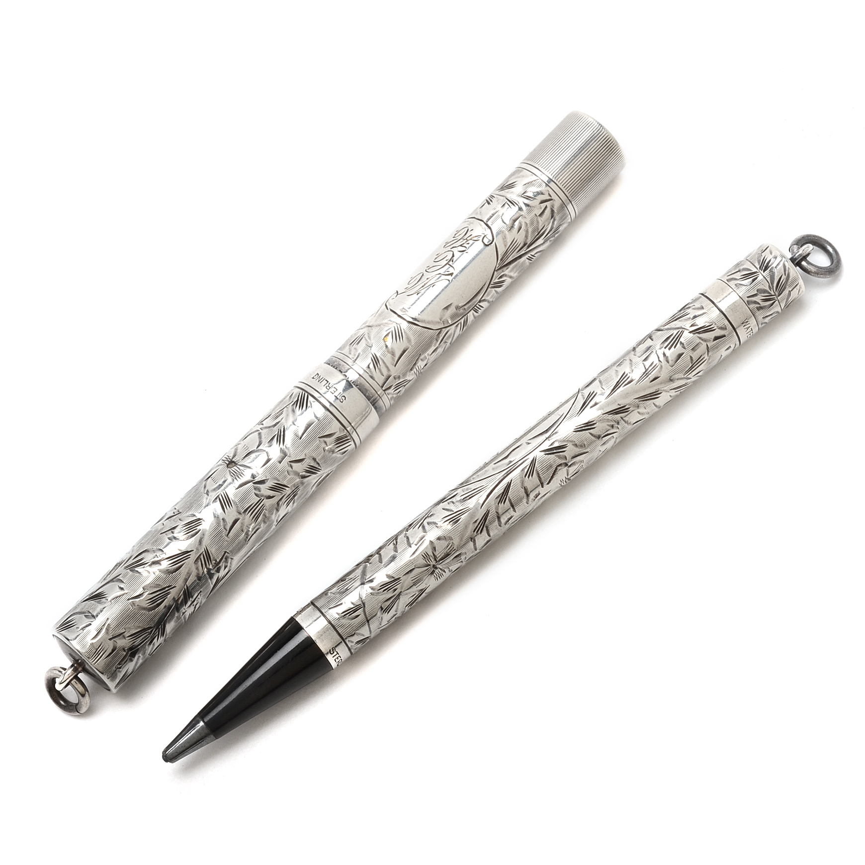 Waterman's Sterling Silver Fountain Pen and Mechanical Pencil Set