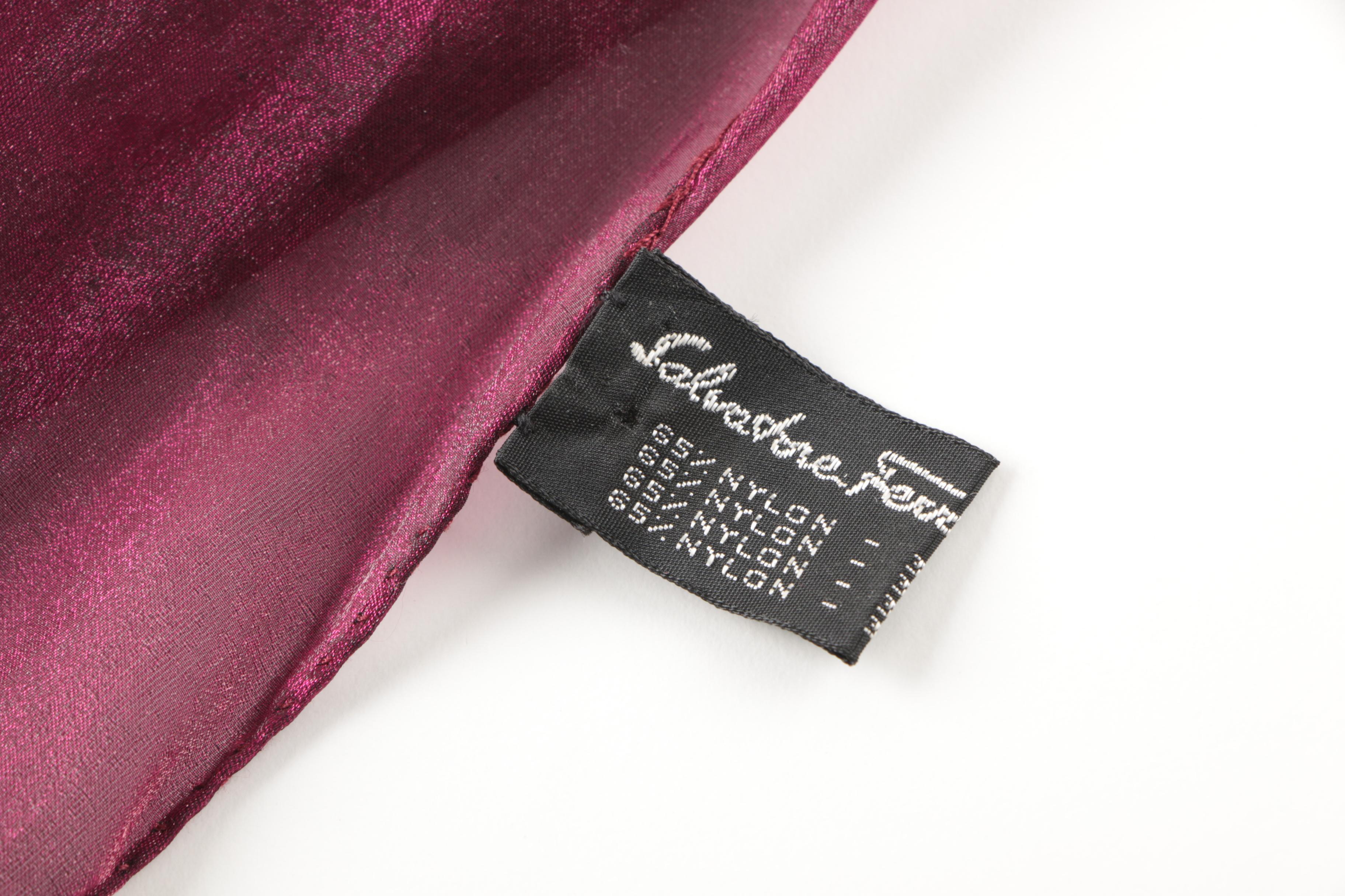 Women's Designer Fashion Scarves Including Prada and Salvatore Ferragamo