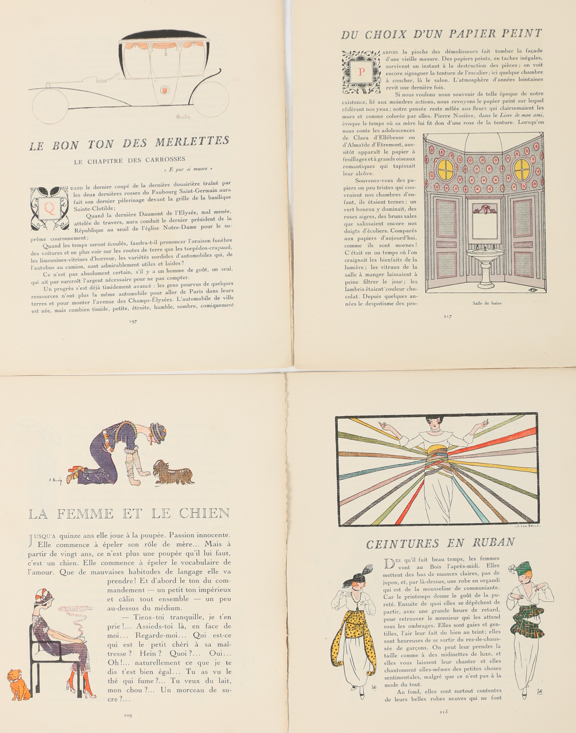 French Fashion Magazine Leaflets