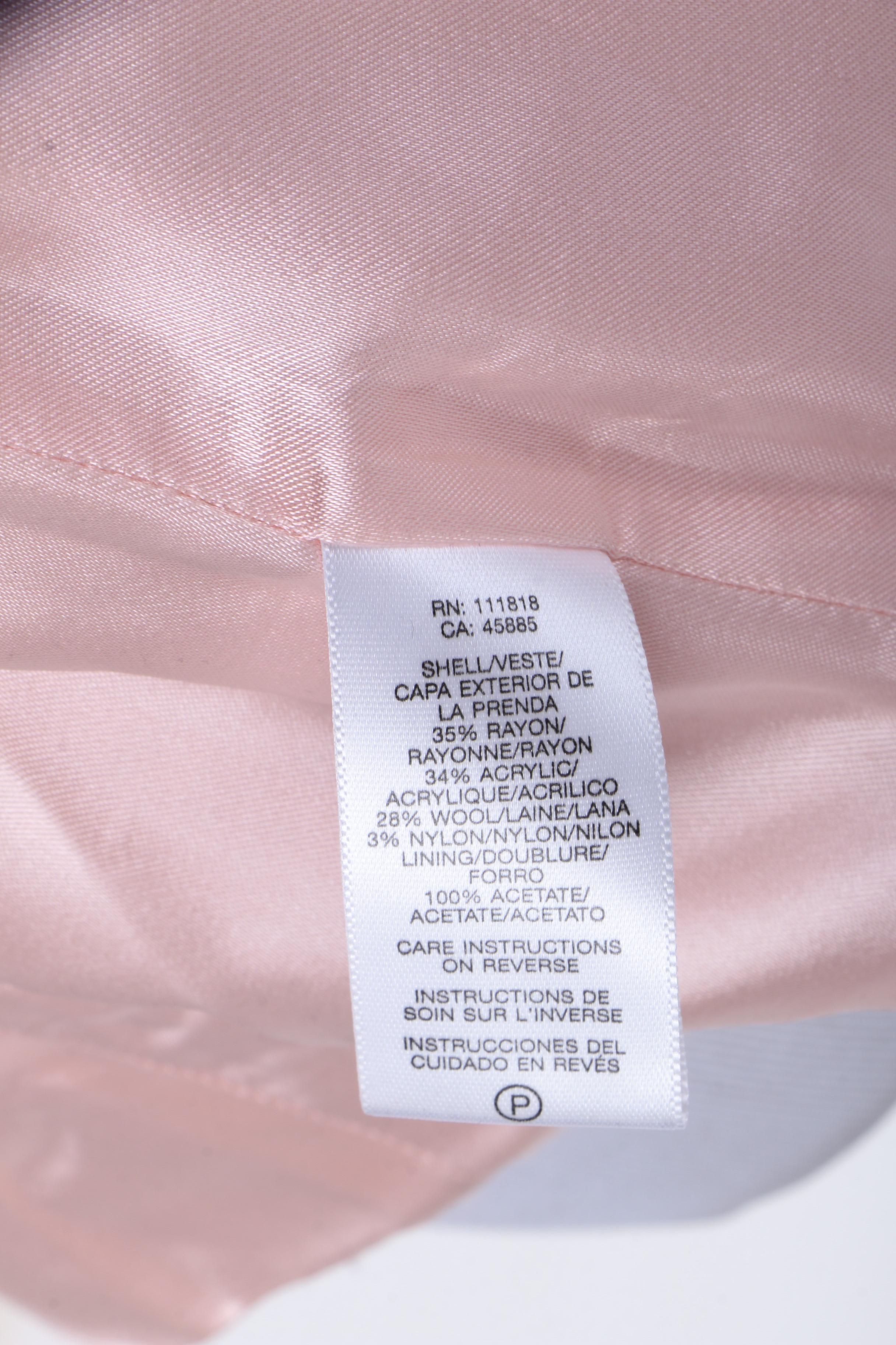 MICHAEL Michael Kors Pink Wool Blend Blazer