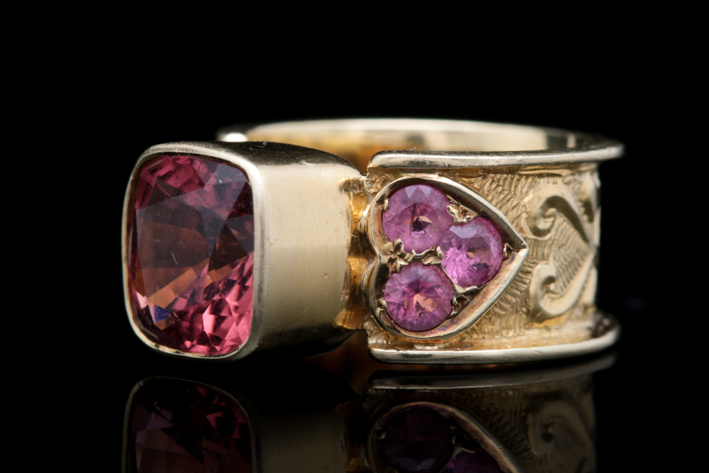 18K Yellow Gold and Tourmaline Ring