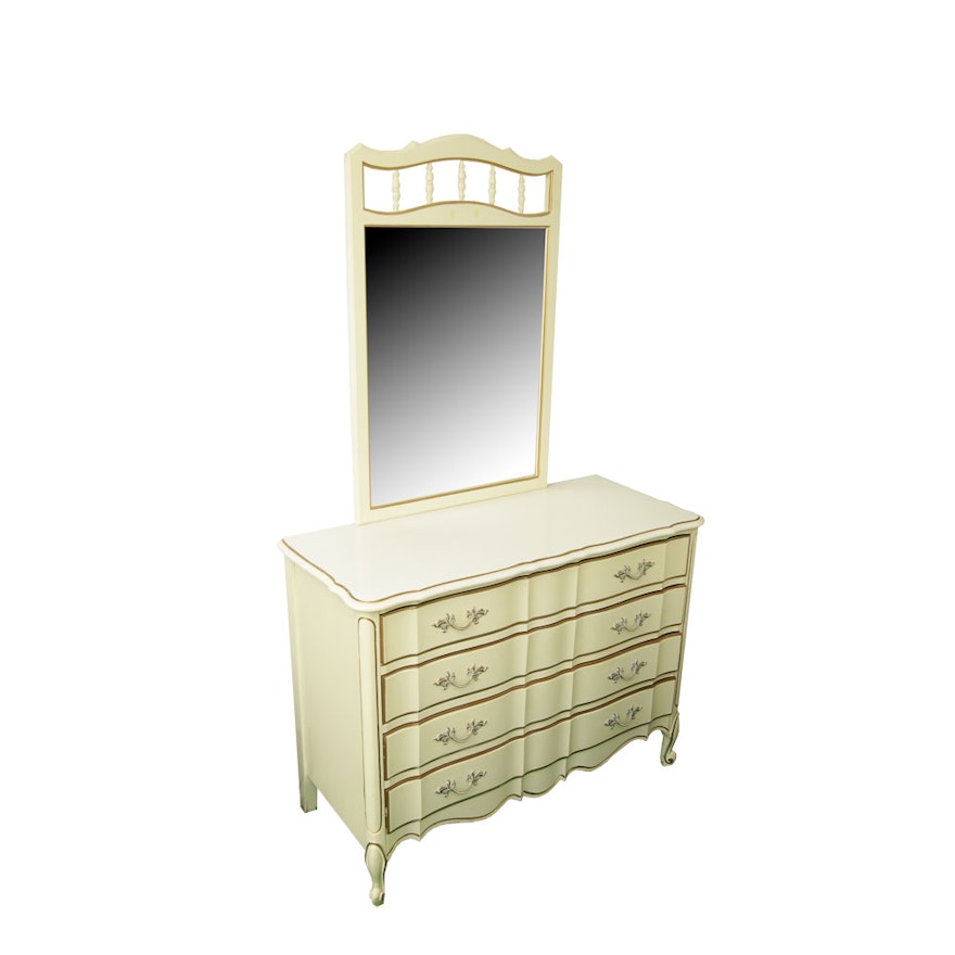 Vintage French Provincial Style Dresser by Dixie