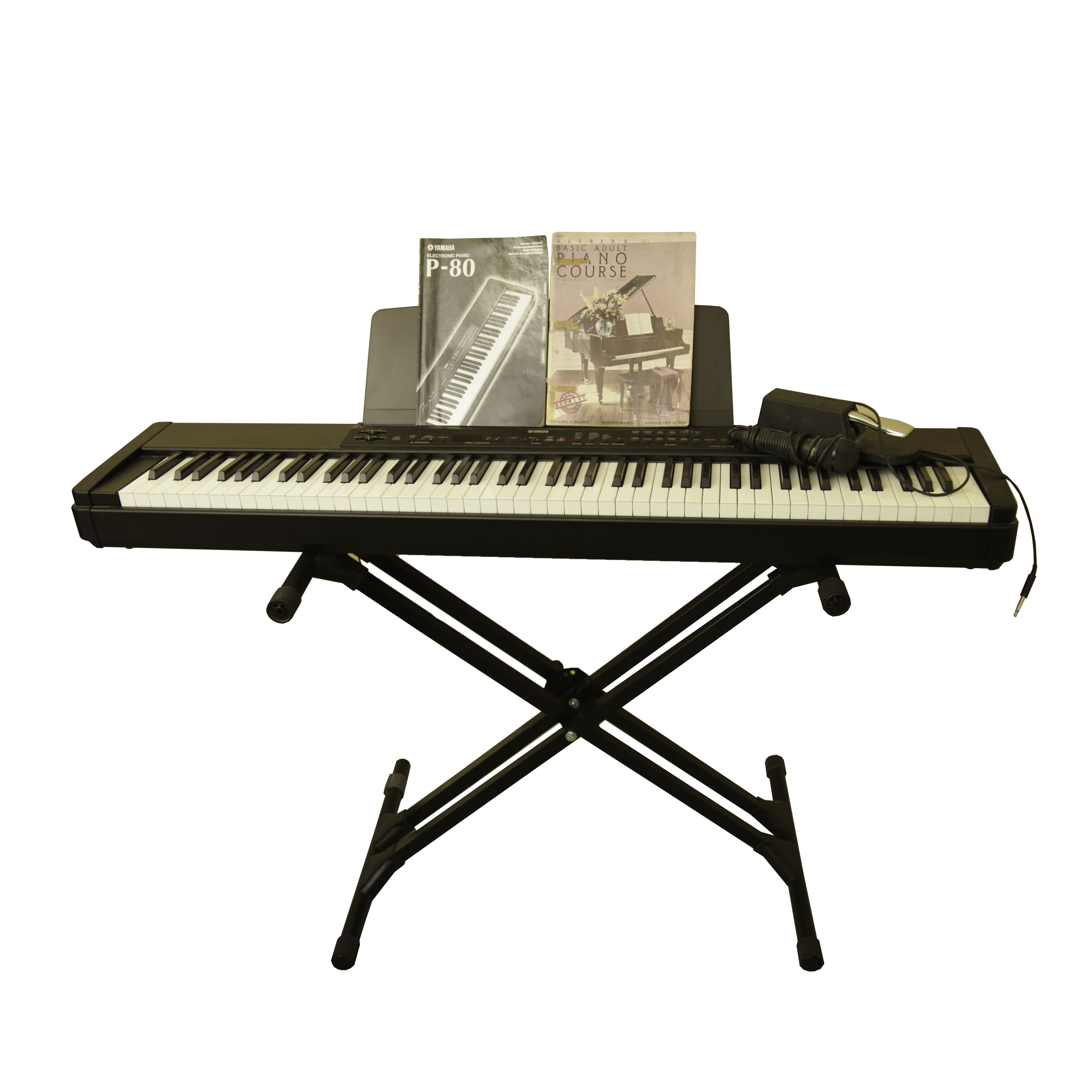 Yamaha P-80 Electric Piano with Folding Stand