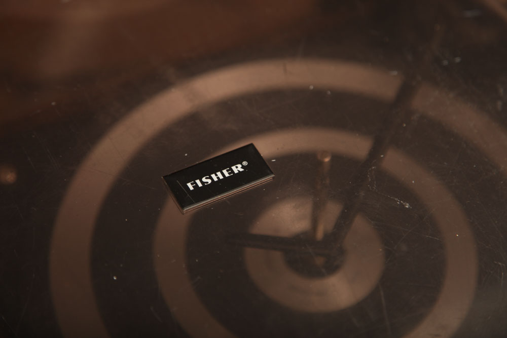 Vintage Fisher Audio System and Lenco L70 Turntable