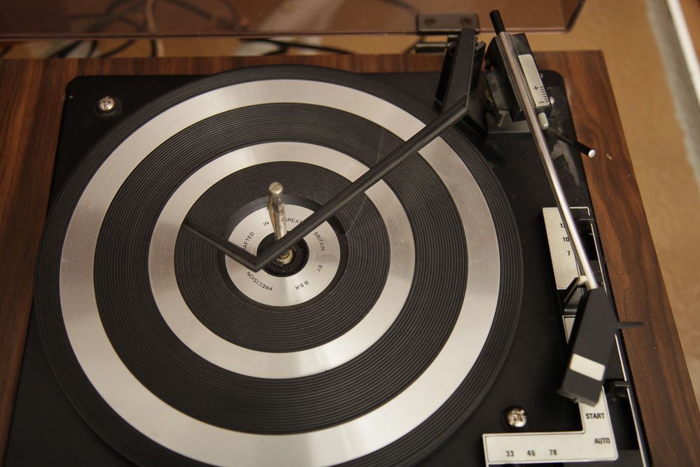 Vintage Fisher Audio System and Lenco L70 Turntable