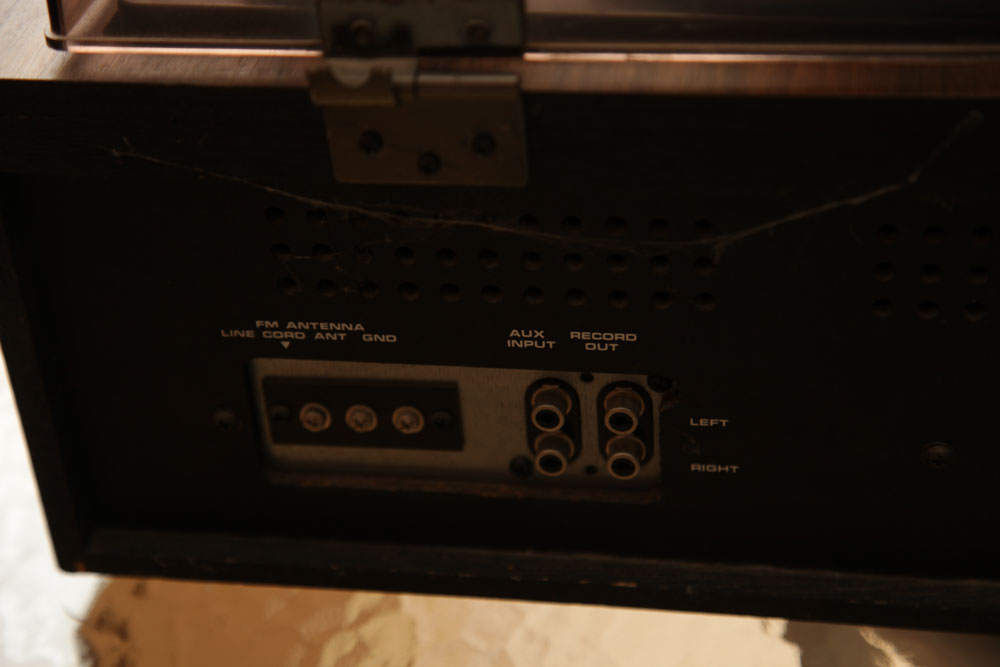 Vintage Fisher Audio System and Lenco L70 Turntable