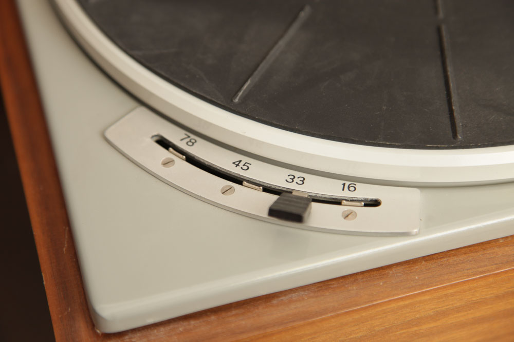 Vintage Fisher Audio System and Lenco L70 Turntable