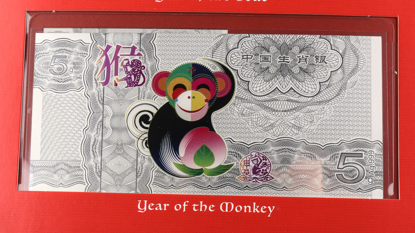 Twelve Lunar Silver Notes of Fortune