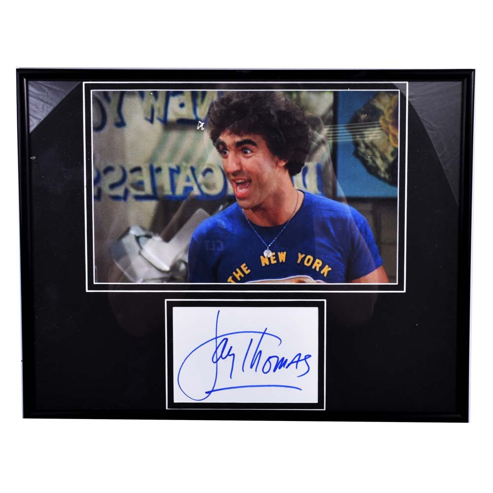 Jay Thomas Autographed "Mork and Mindy" TV Still
