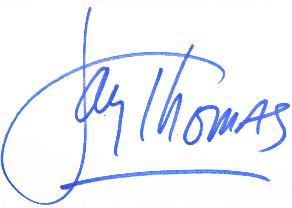 Jay Thomas Autographed "Mork and Mindy" TV Still