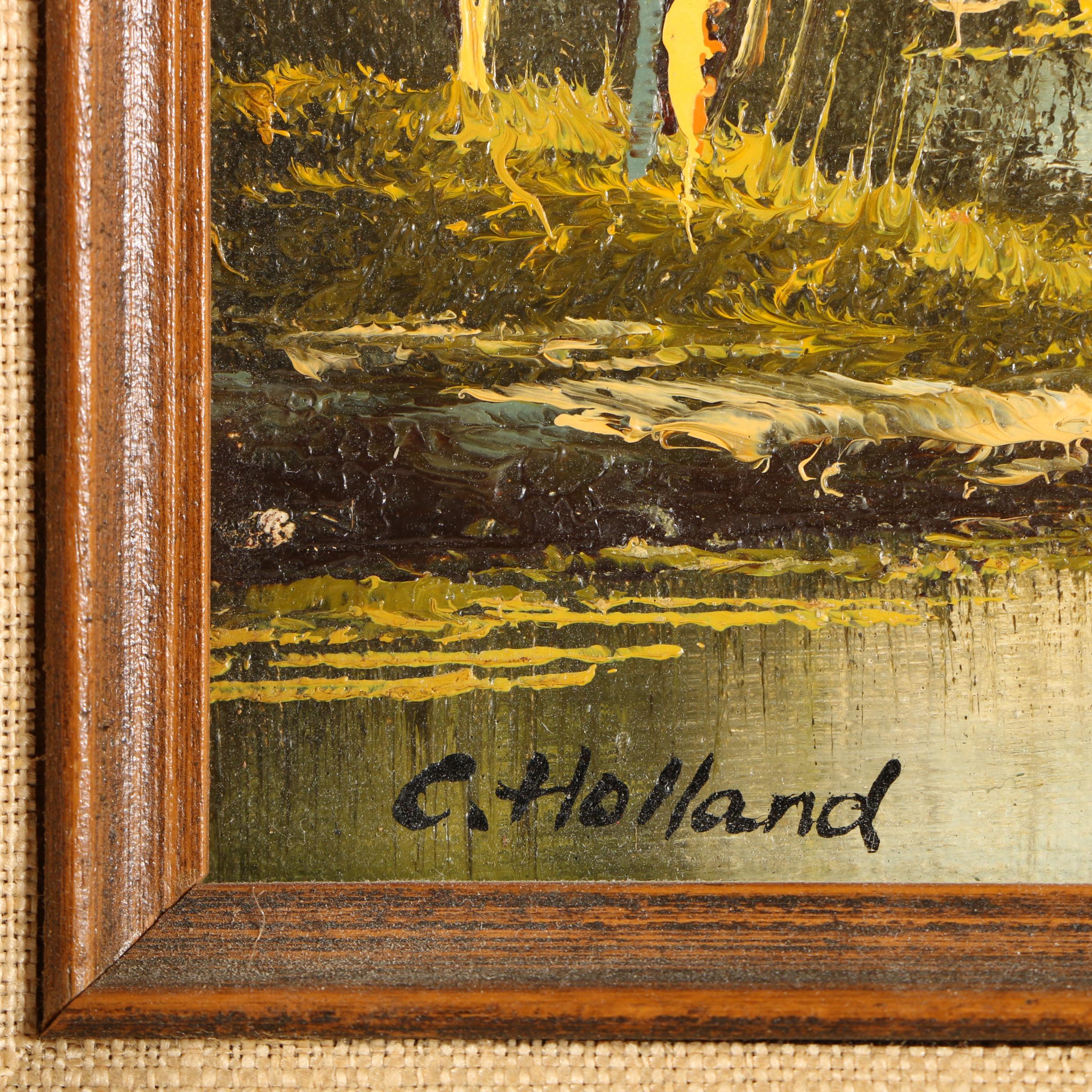 C. Holland Oil Painting