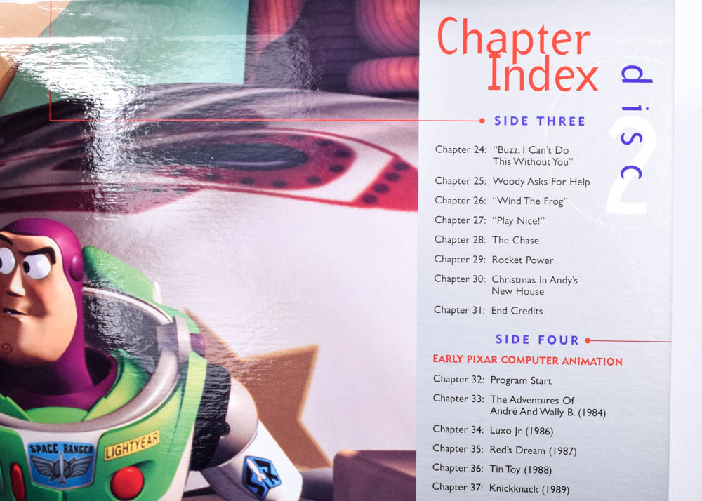 Toy Story Deluxe CAV LaserDisc Edition with Pixar Books