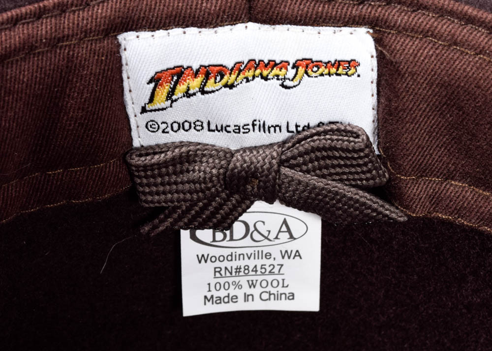 Indiana Jones Wool Hat and Leather Satchel