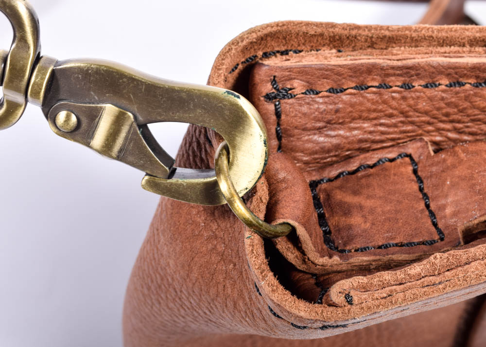 Indiana Jones Wool Hat and Leather Satchel