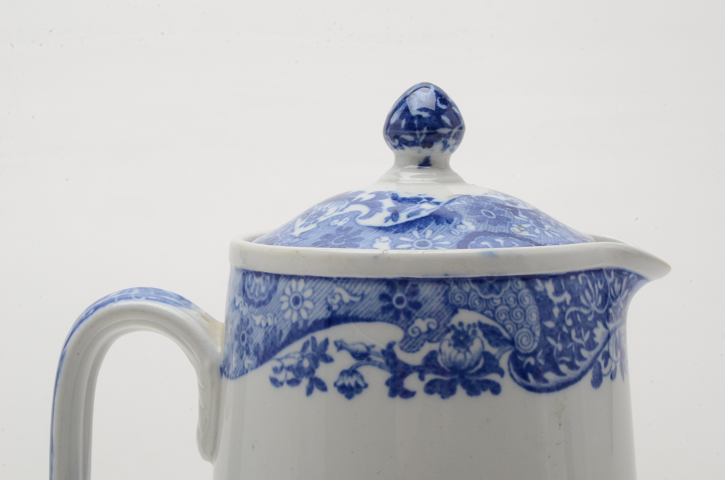 Antique Copeland Spode Coffee Pot and Blue